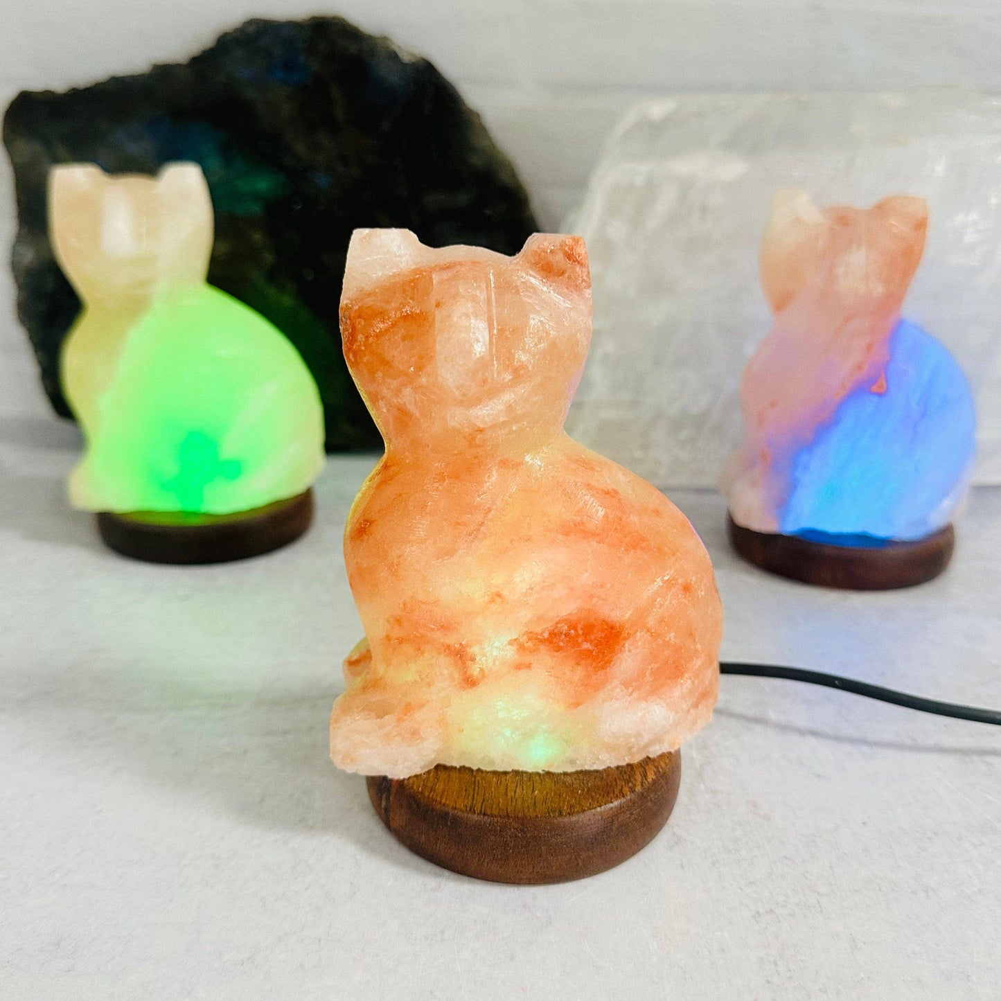 Himalayan Salt Cat Lamp