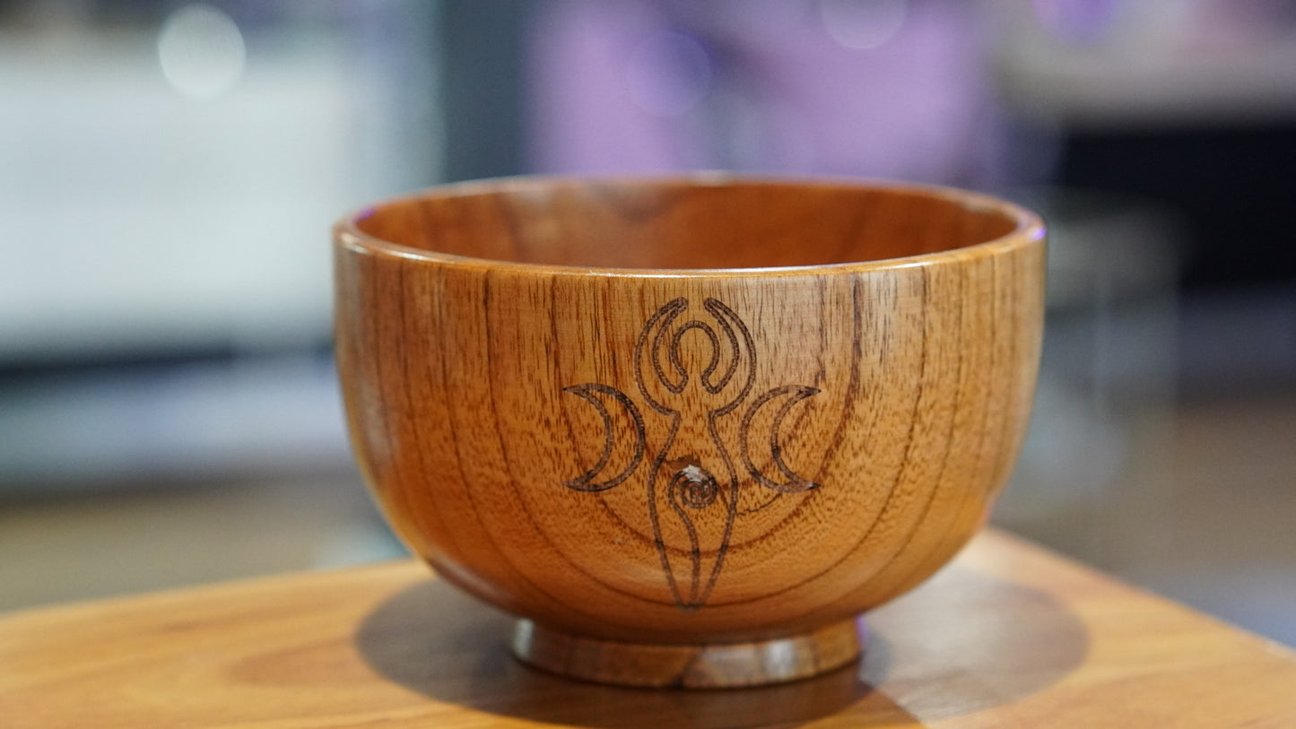 Wooden Offering Bowls