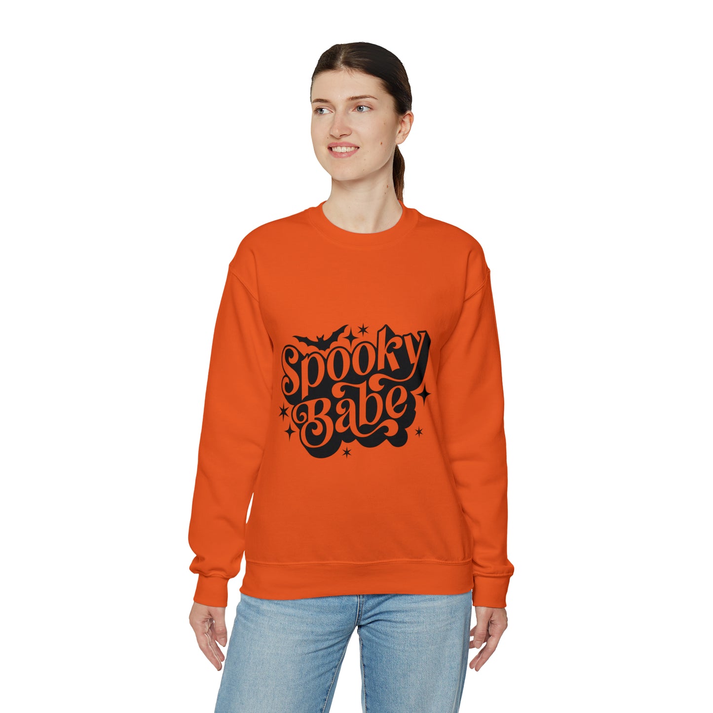 Spooky Babe Sweatshirt - Halloween Sweatshirt - Fall Sweatshirt - Retro Halloween Shirt