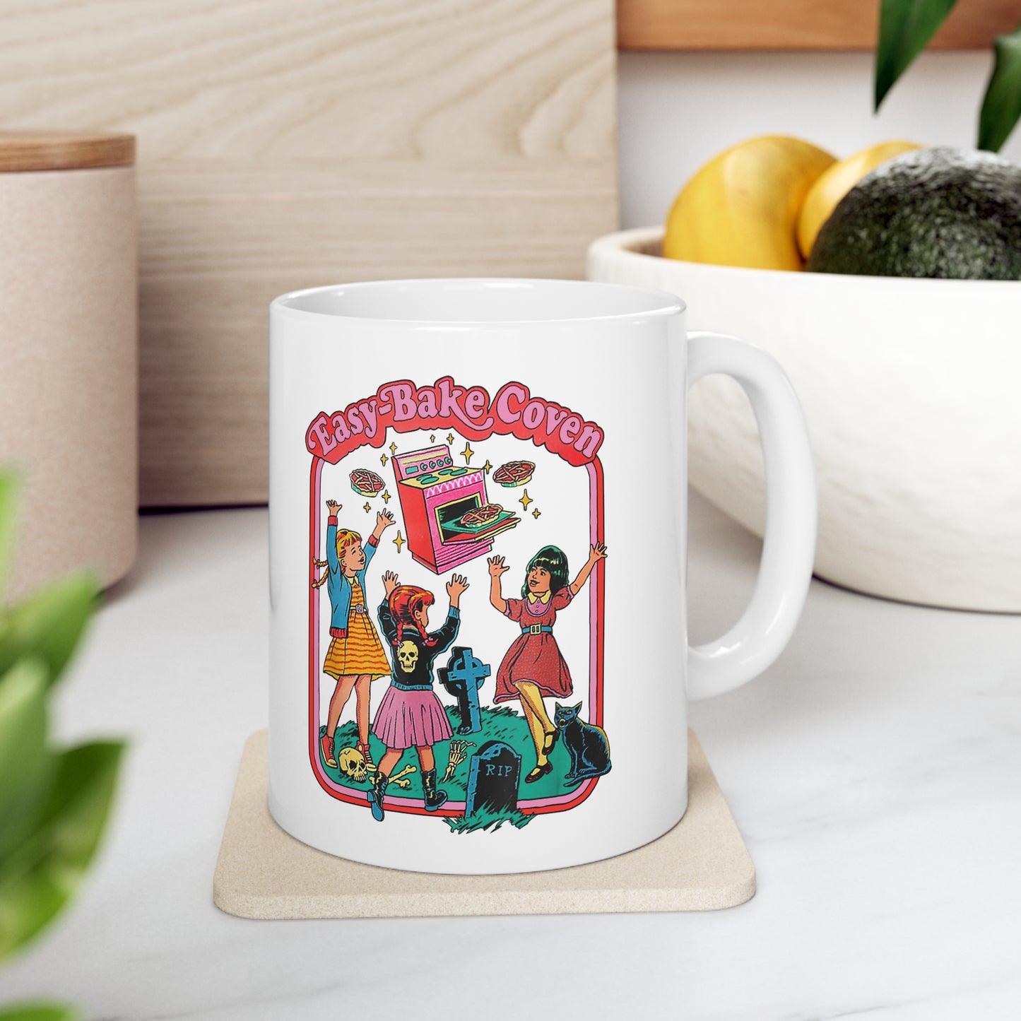 Easy Bake Coven Vintage Style Witchy Ceramic Mug