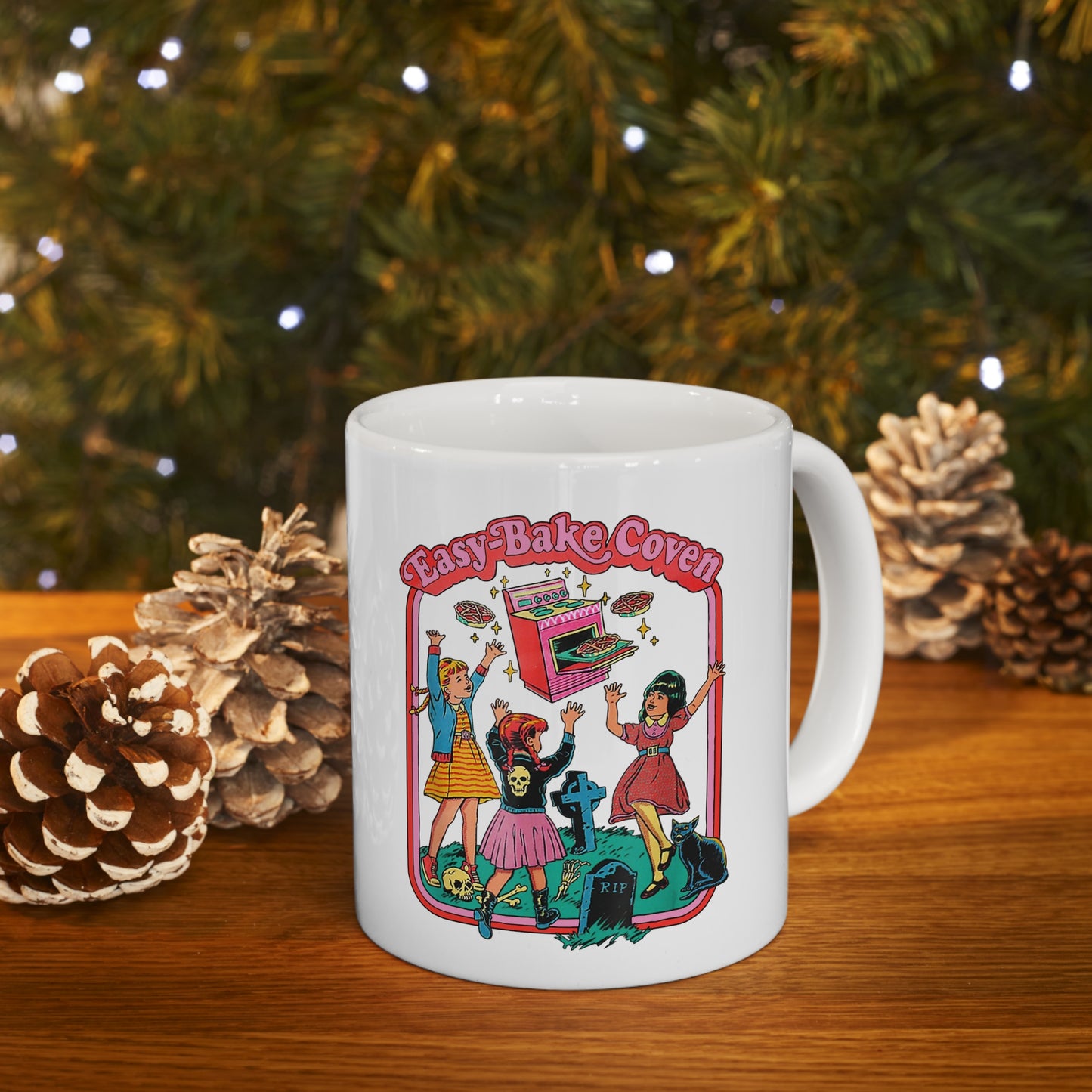 Easy Bake Coven Vintage Style Witchy Ceramic Mug