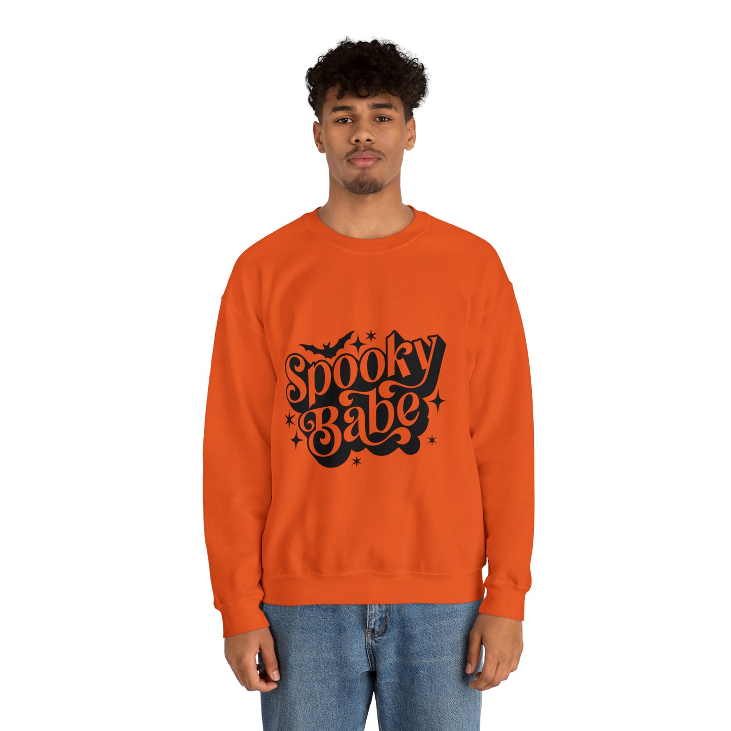 Spooky Babe Sweatshirt - Halloween Sweatshirt - Fall Sweatshirt - Retro Halloween Shirt