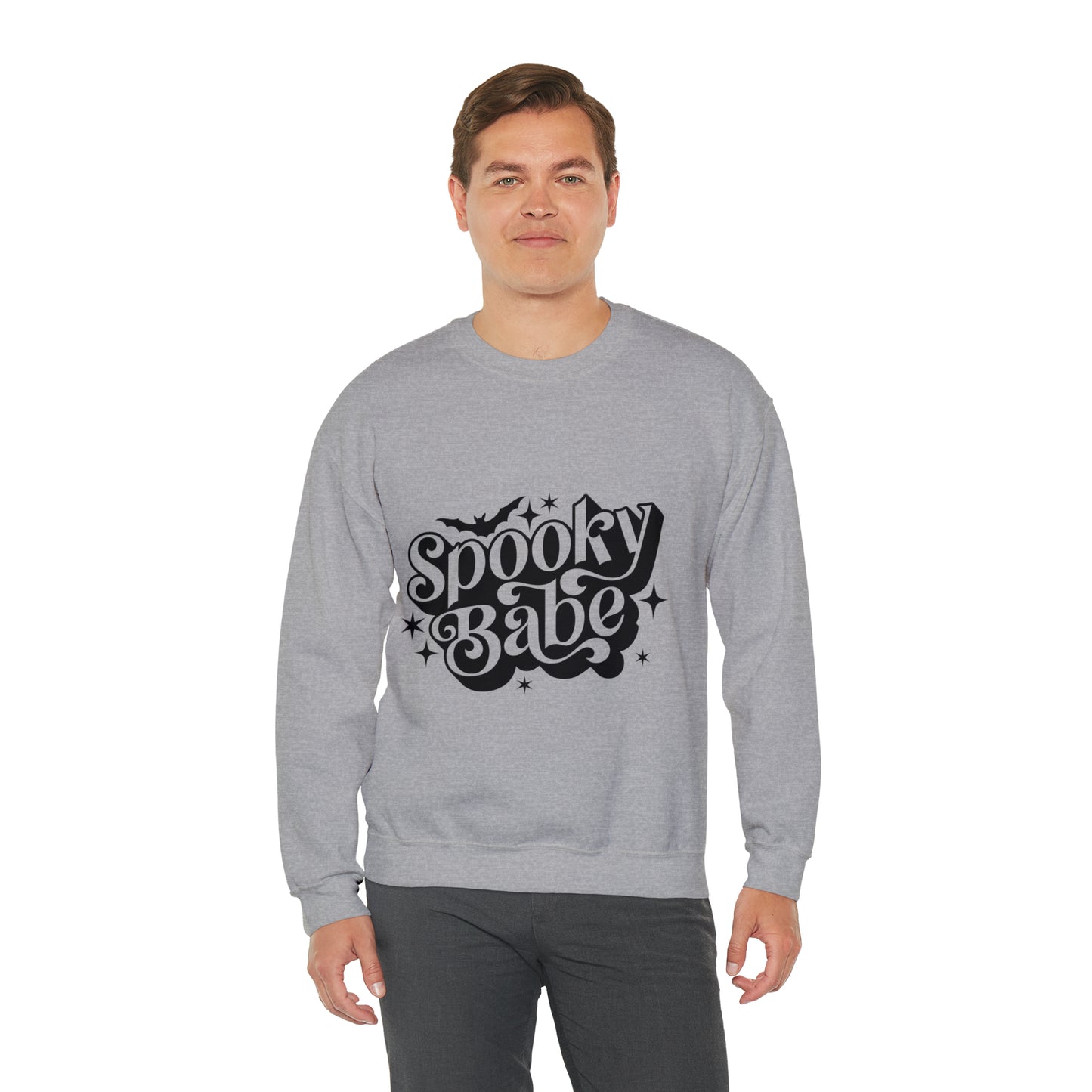 Spooky Babe Sweatshirt - Halloween Sweatshirt - Fall Sweatshirt - Retro Halloween Shirt