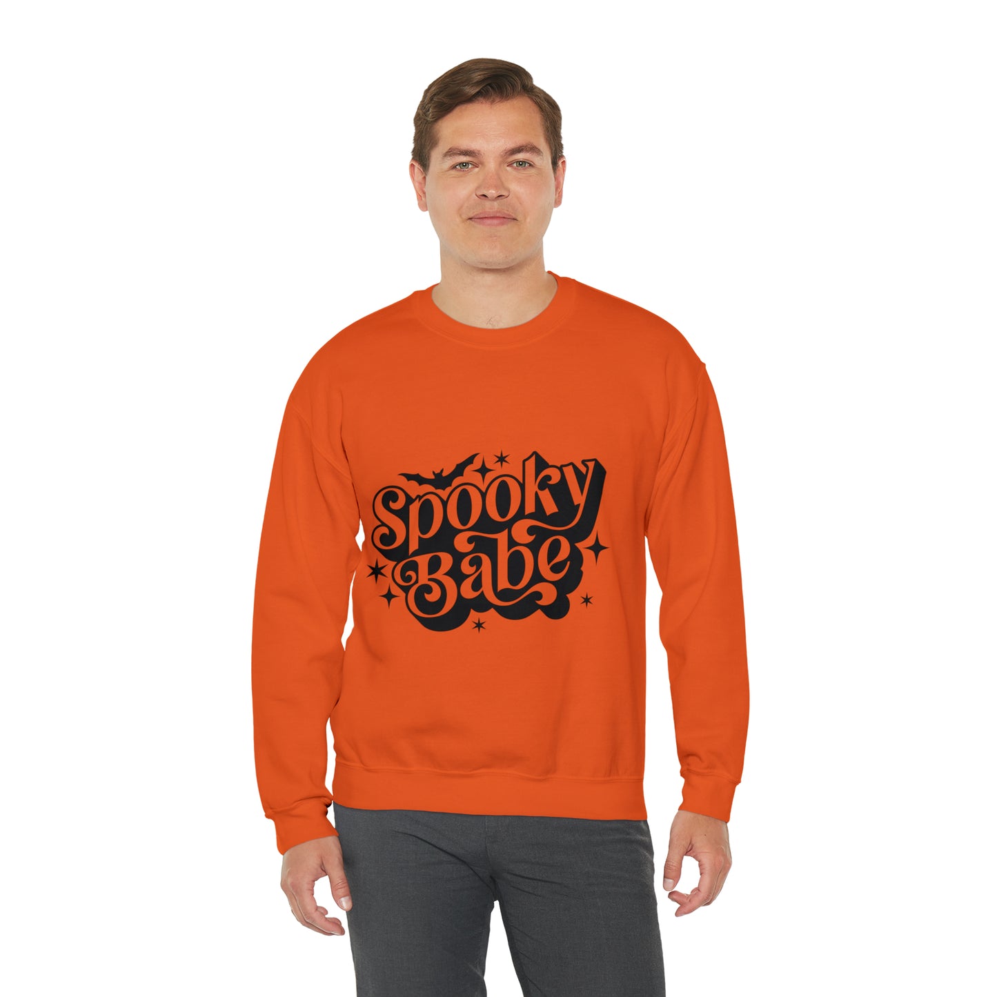 Spooky Babe Sweatshirt - Halloween Sweatshirt - Fall Sweatshirt - Retro Halloween Shirt
