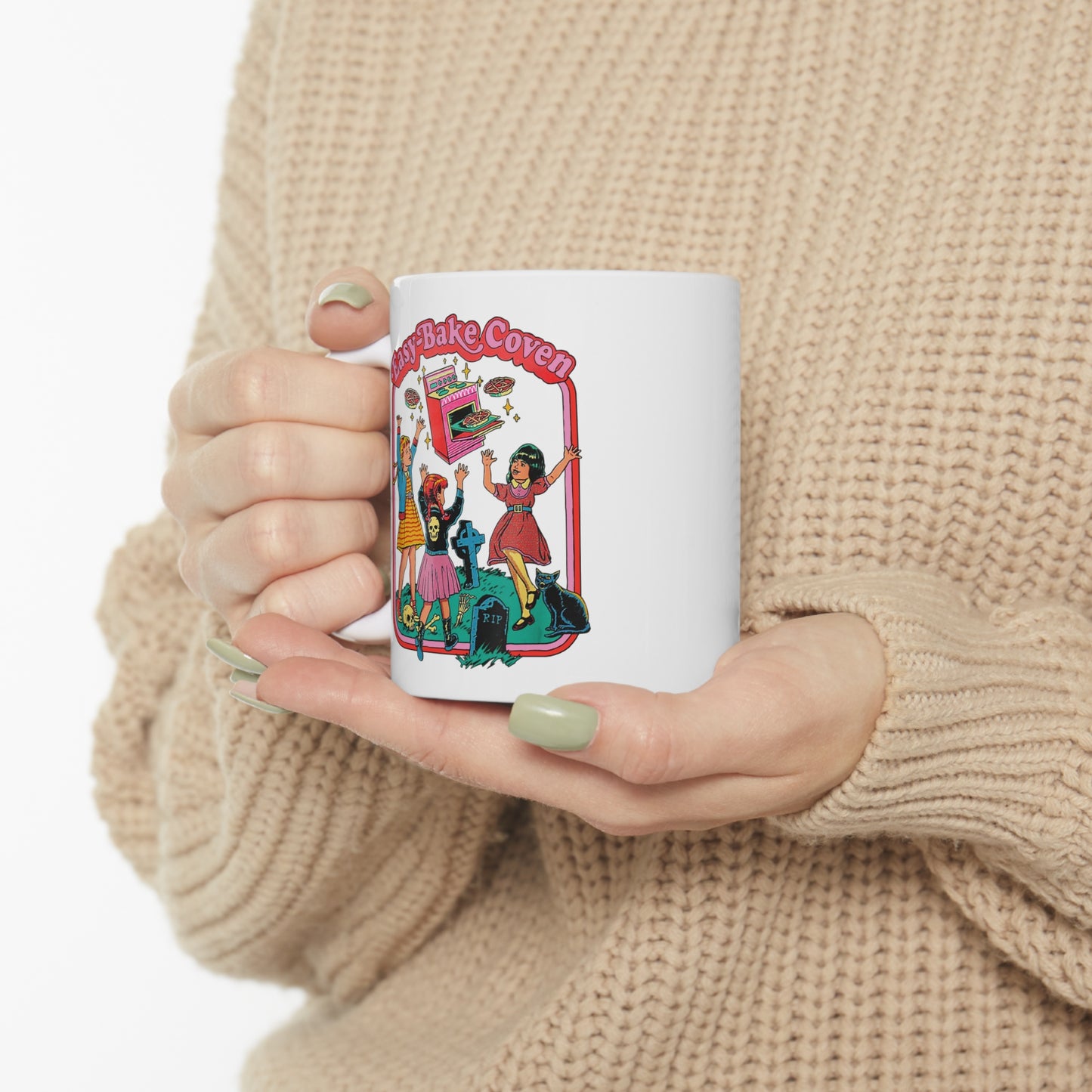Easy Bake Coven Vintage Style Witchy Ceramic Mug