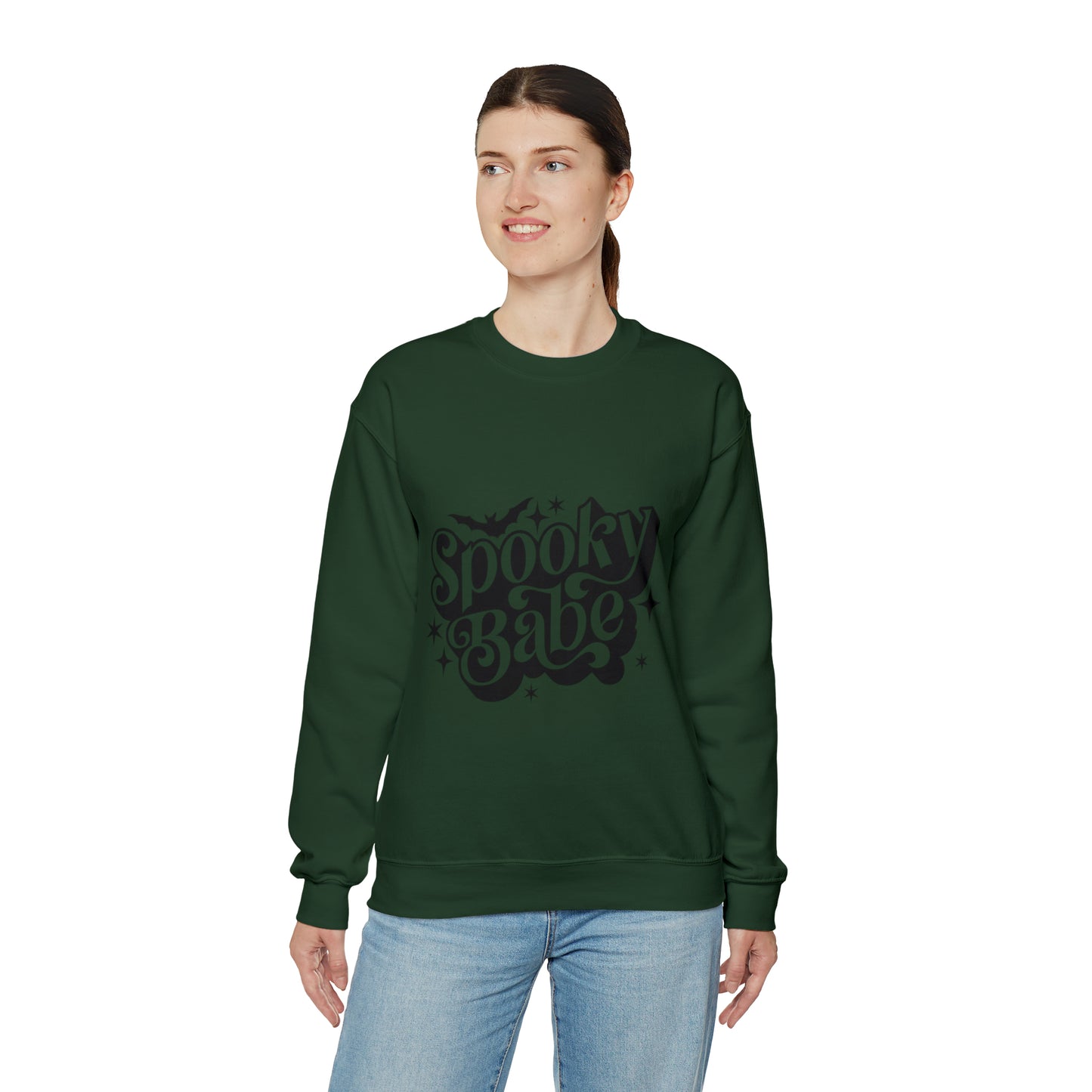 Spooky Babe Sweatshirt - Halloween Sweatshirt - Fall Sweatshirt - Retro Halloween Shirt