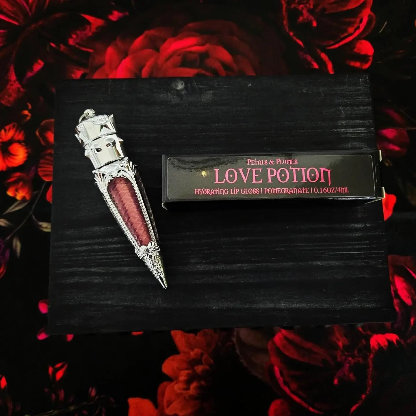 Love Potion Lip Gloss | pomegranate | rose gold |