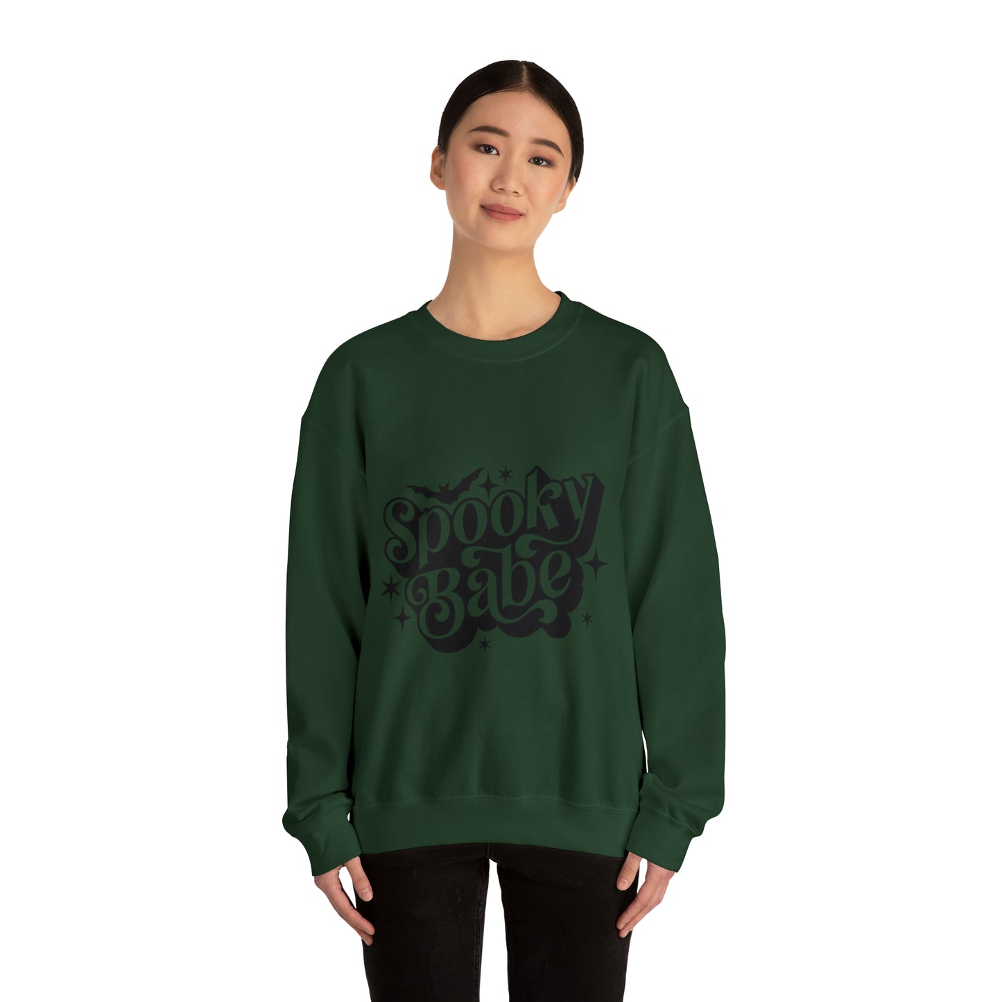 Spooky Babe Sweatshirt - Halloween Sweatshirt - Fall Sweatshirt - Retro Halloween Shirt