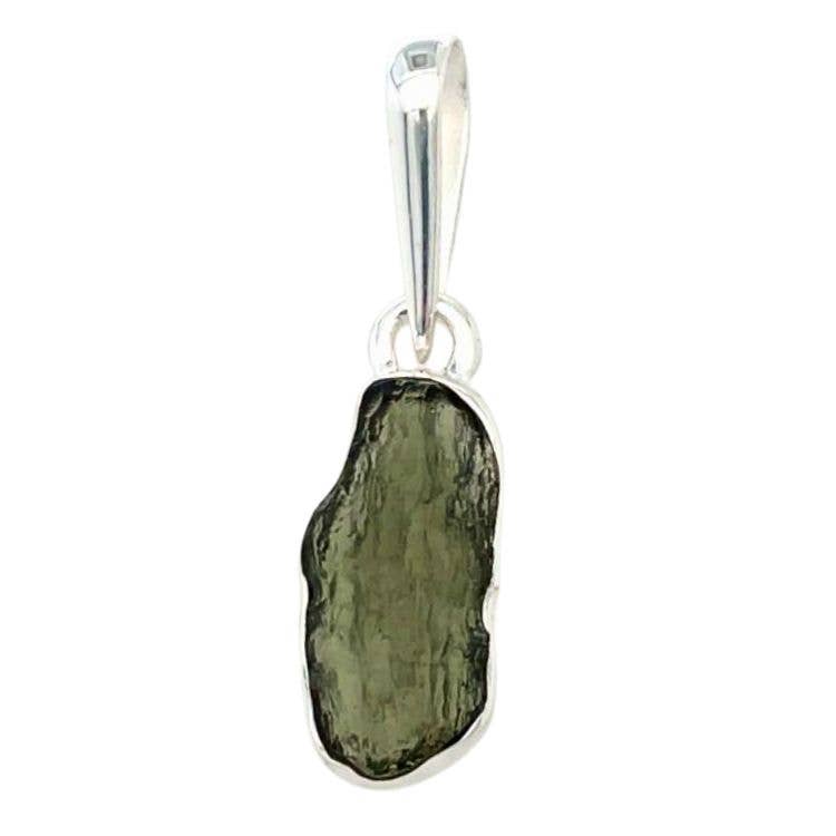 Moldavite Celestial Pendant