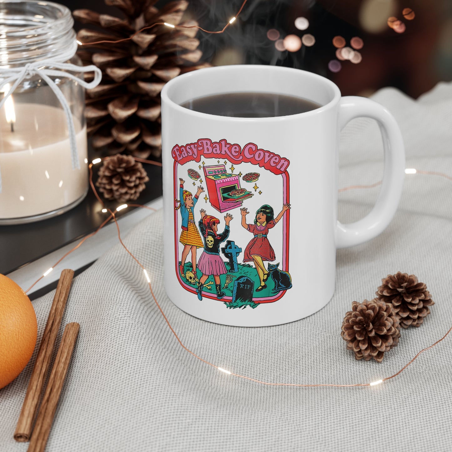 Easy Bake Coven Vintage Style Witchy Ceramic Mug