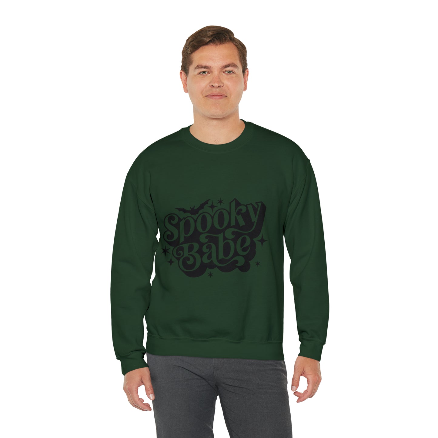 Spooky Babe Sweatshirt - Halloween Sweatshirt - Fall Sweatshirt - Retro Halloween Shirt