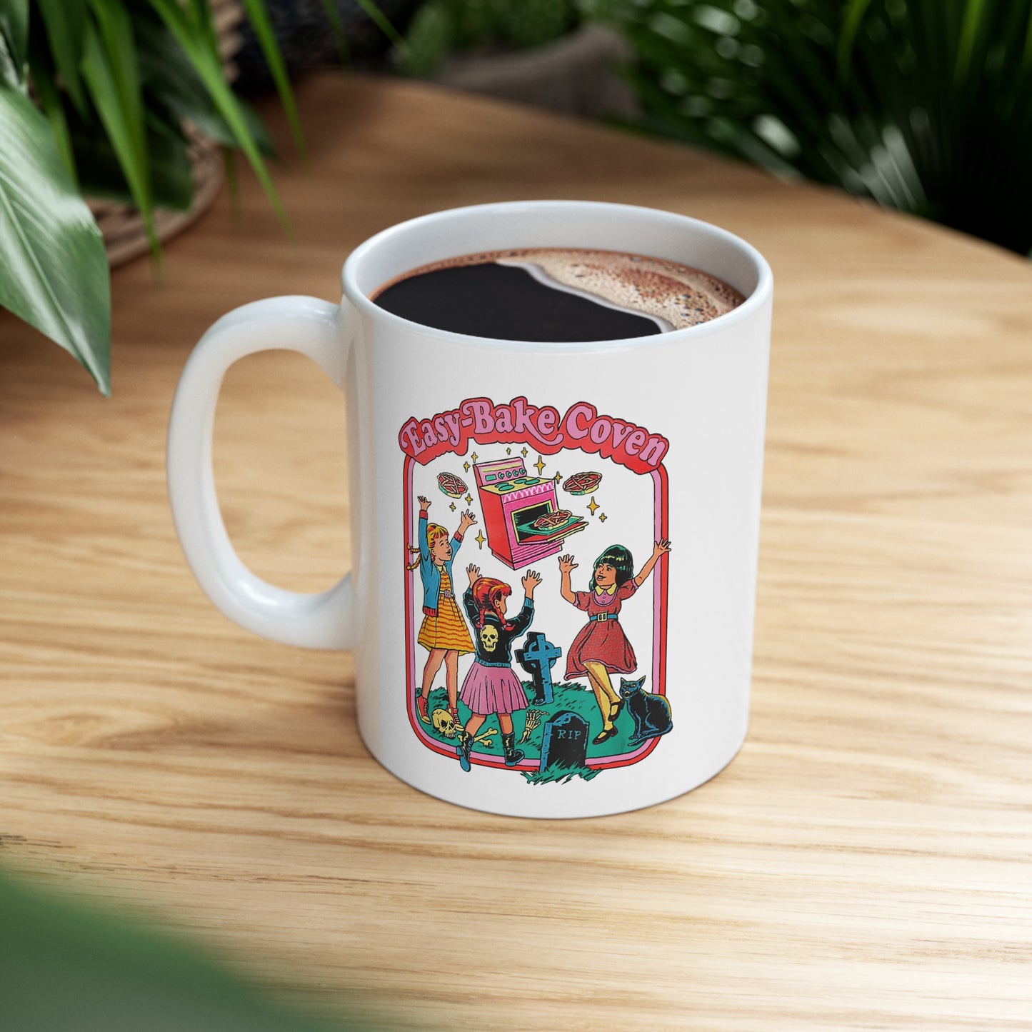 Easy Bake Coven Vintage Style Witchy Ceramic Mug