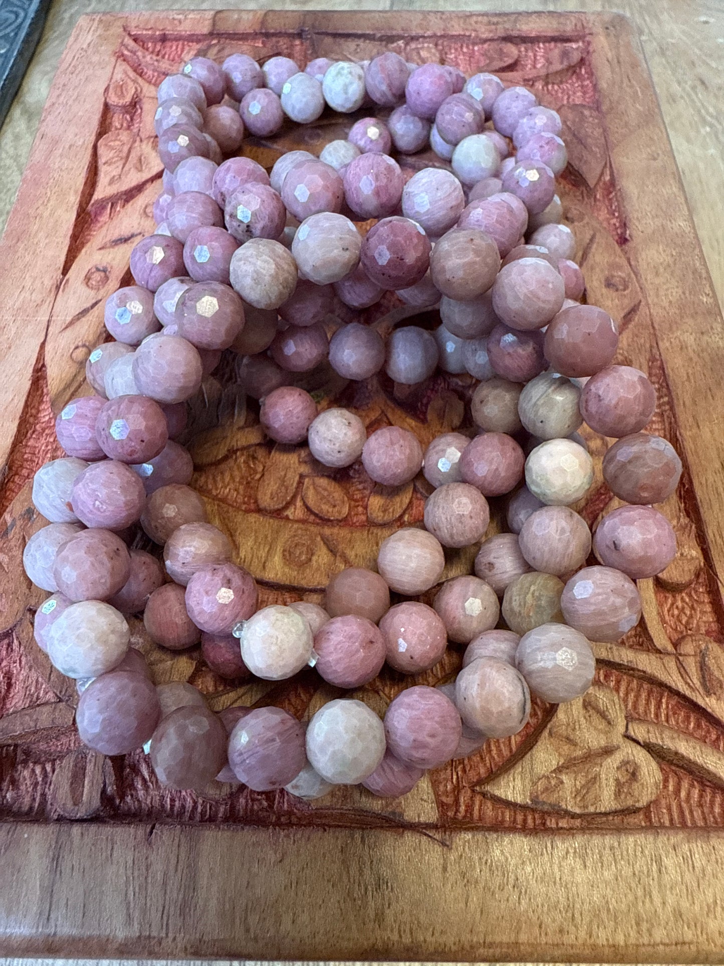 Faceted Gemstone Beaded Bracelet