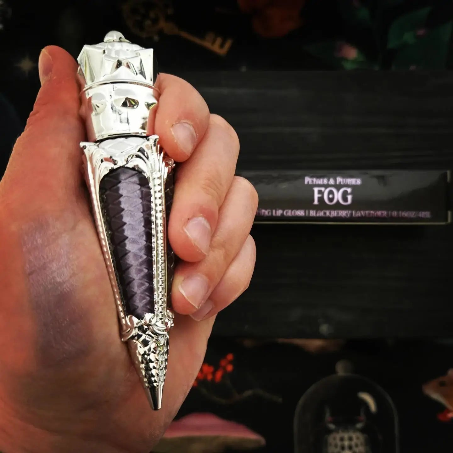 Fog Lip Gloss | blackberry lavender | dusty purple |