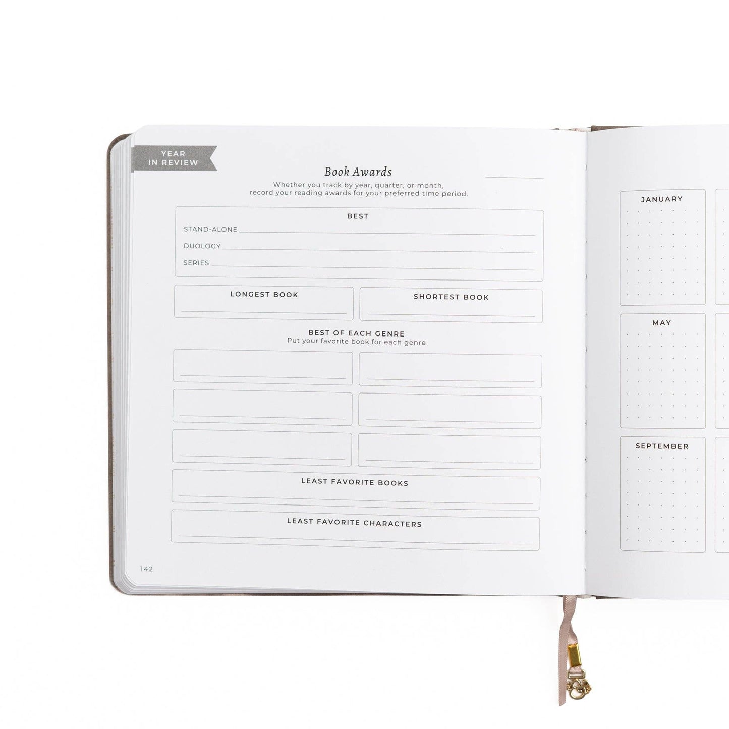 Vintage Library in Lilac: Reading Journal - Cozy Coven