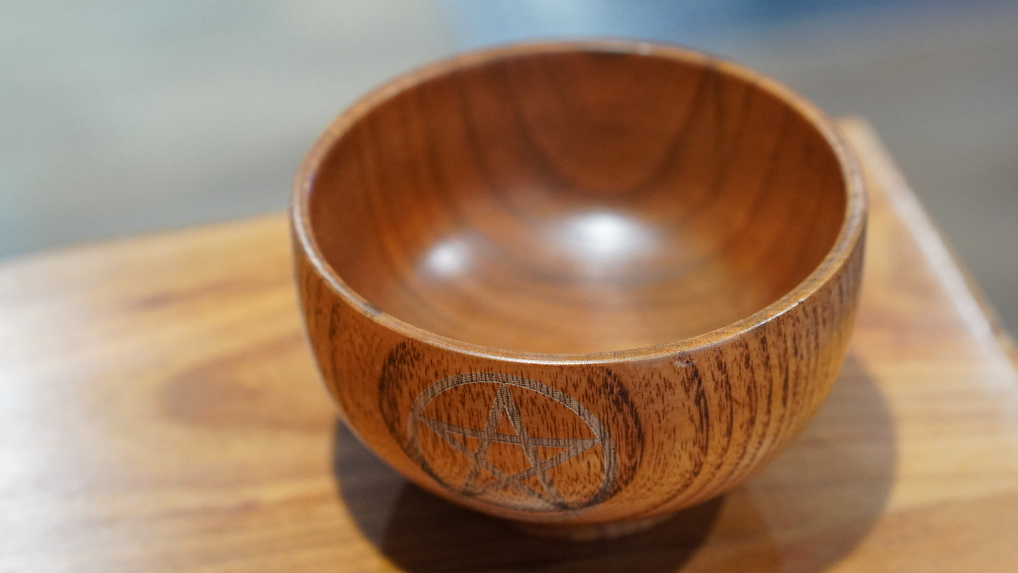 Wooden Offering Bowls
