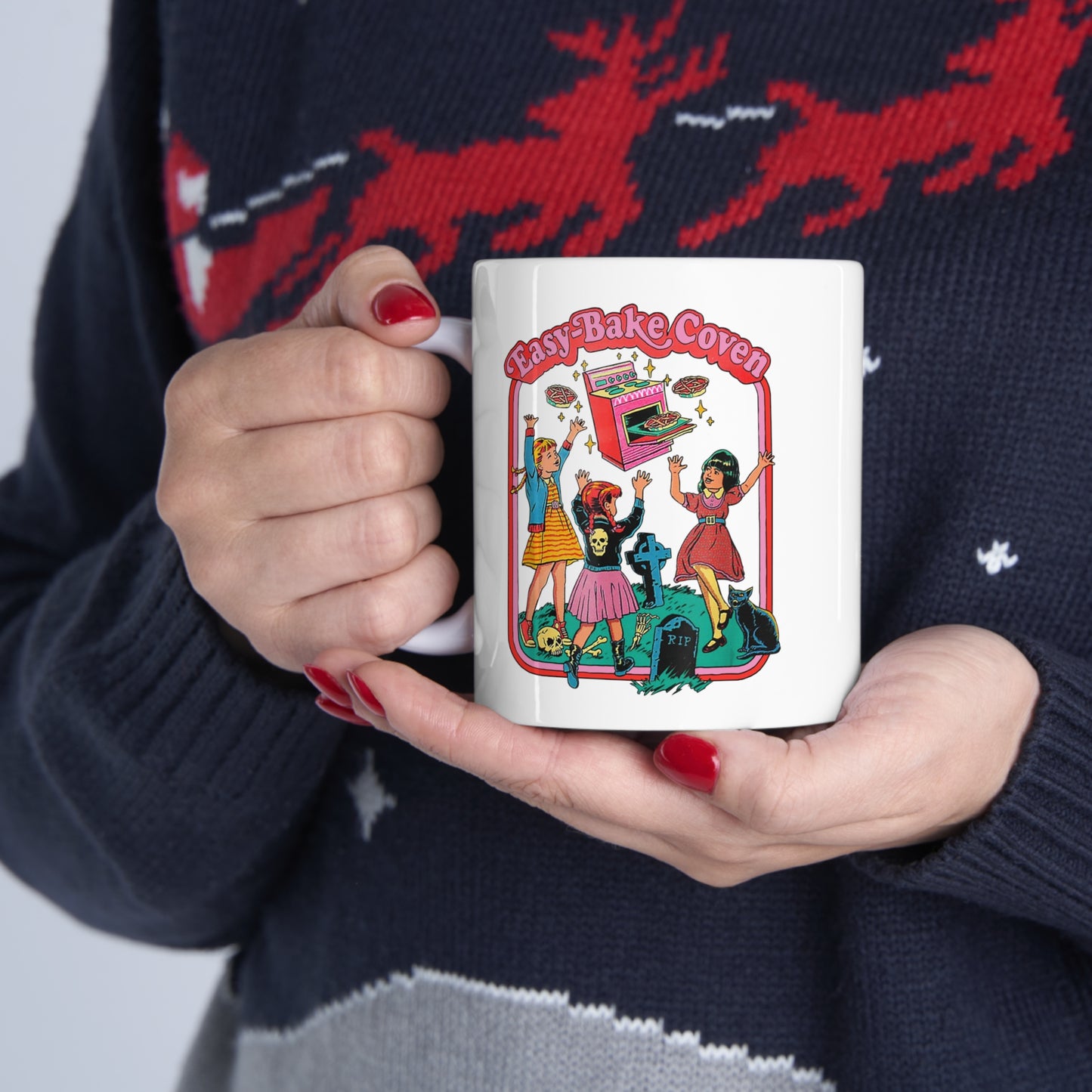Easy Bake Coven Vintage Style Witchy Ceramic Mug