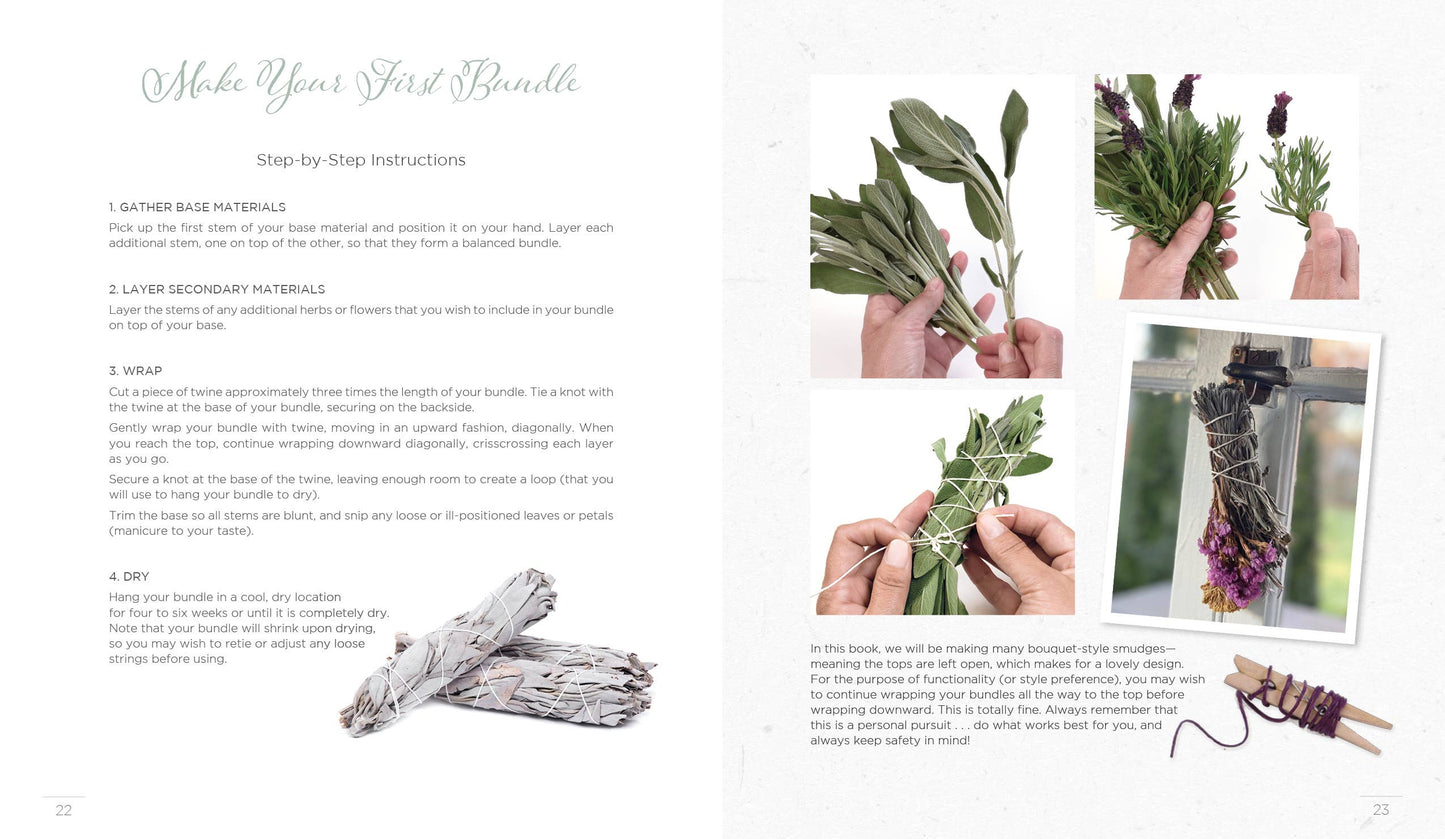 Creating Smudge Sticks