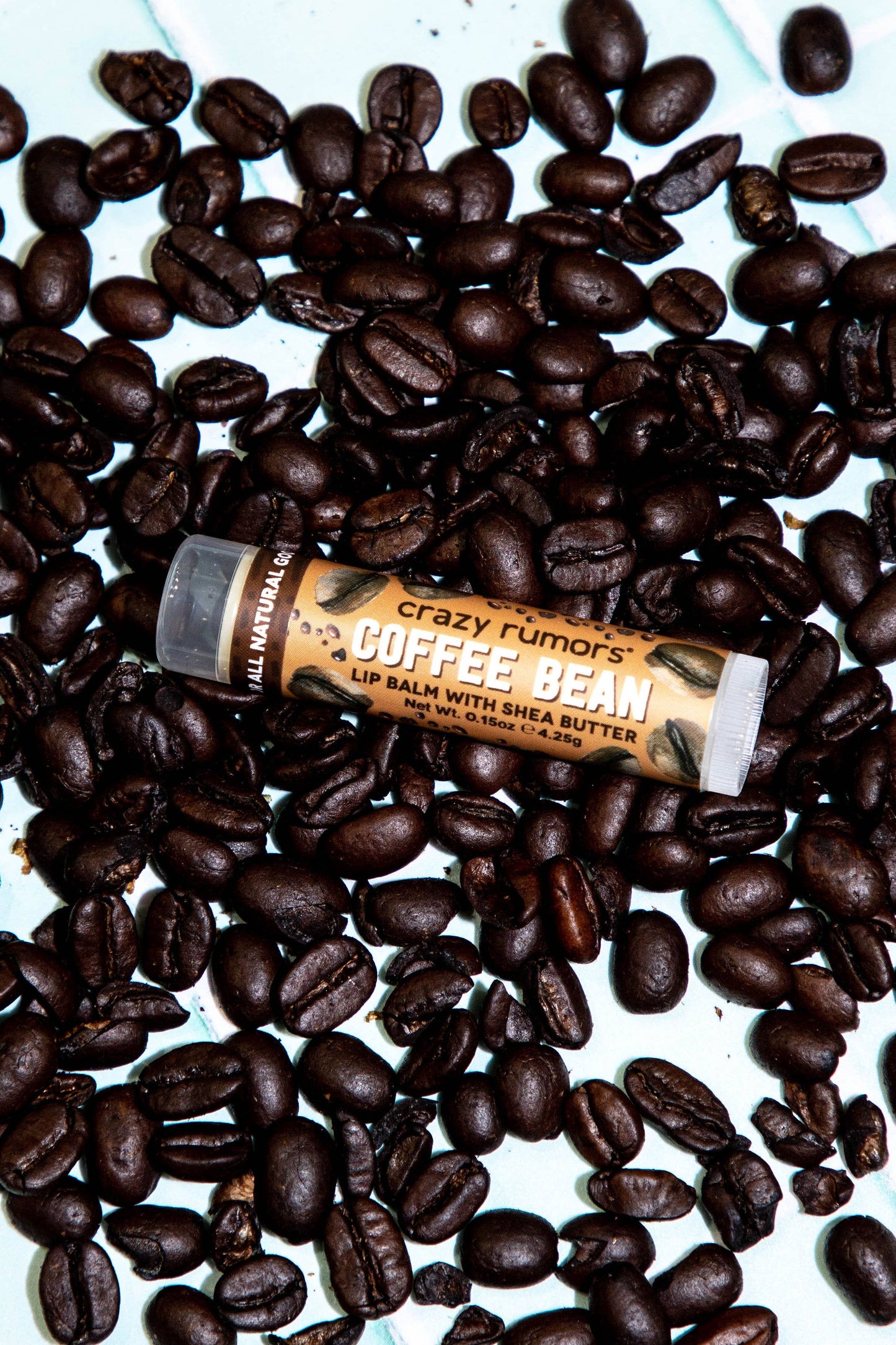 Coffee Bean Lip Balm All Natural, Vegan
