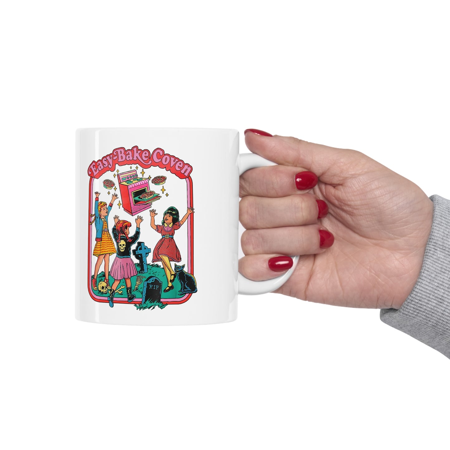 Easy Bake Coven Vintage Style Witchy Ceramic Mug