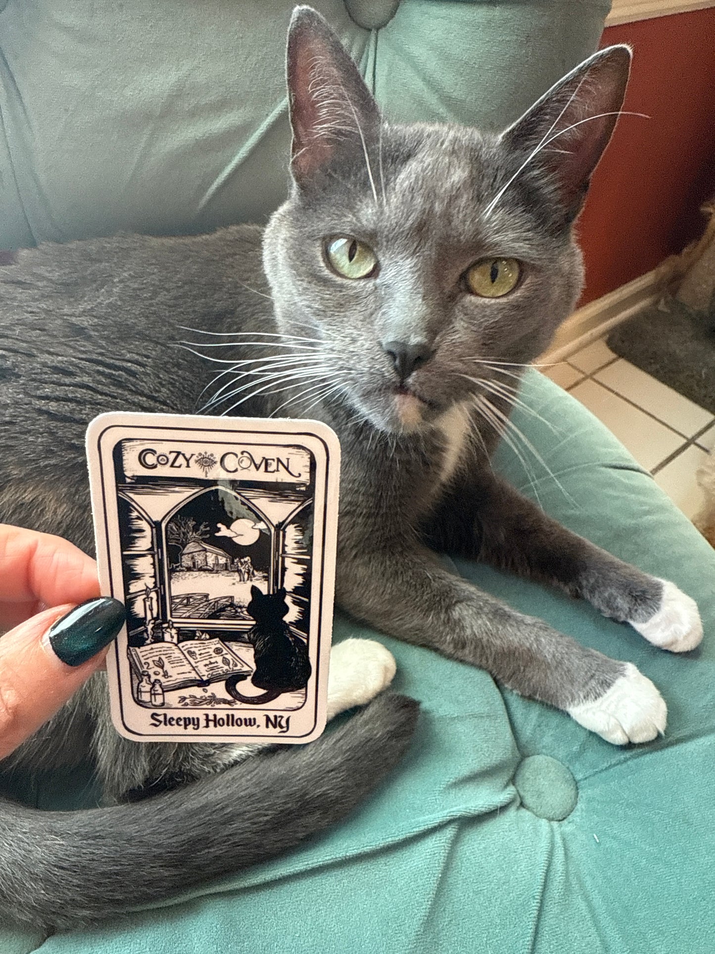 Sleepy Hollow Tarot Sticker- Designed by Claire Widman