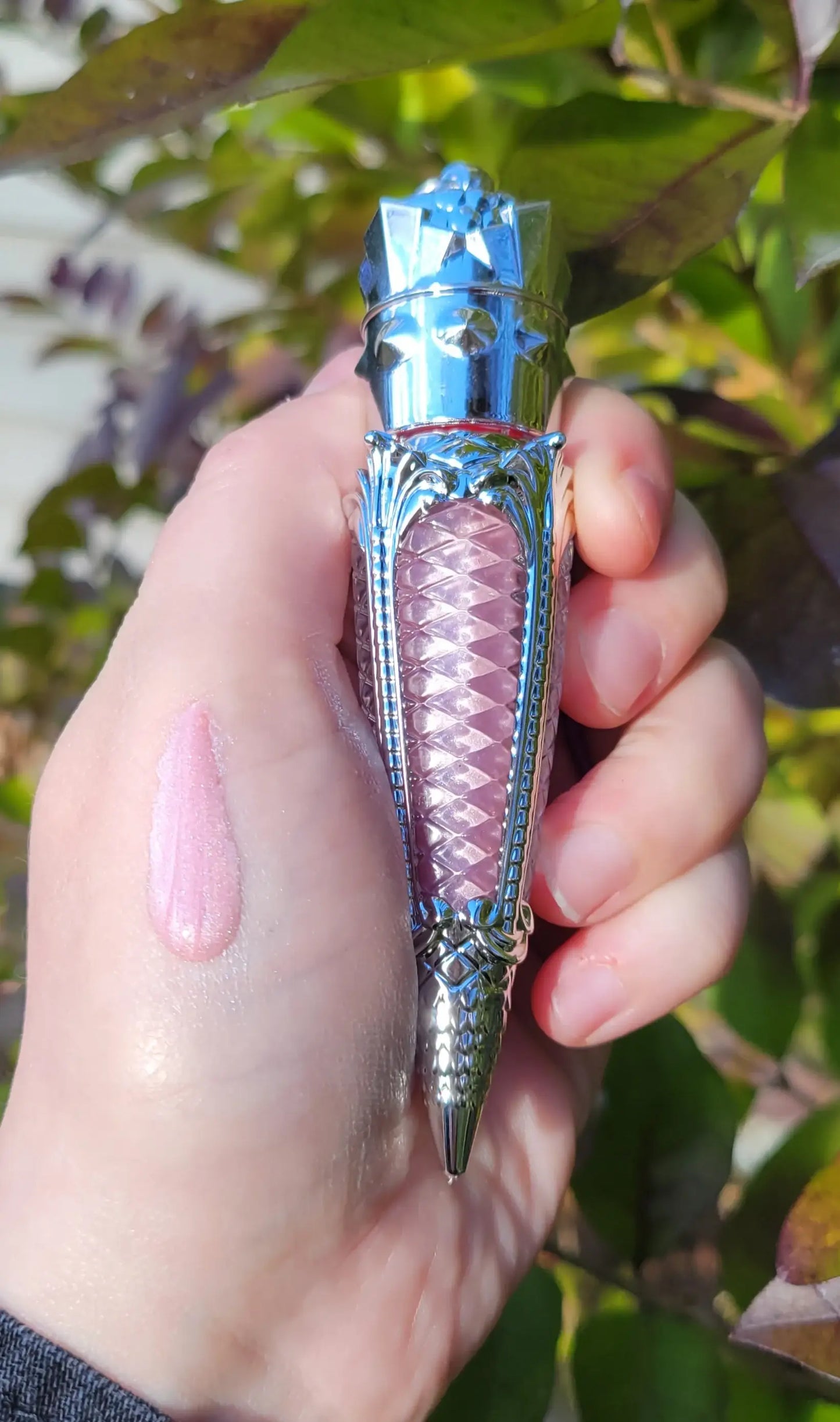 Rose Quartz Lip Gloss | strawberries & cream | baby pink |