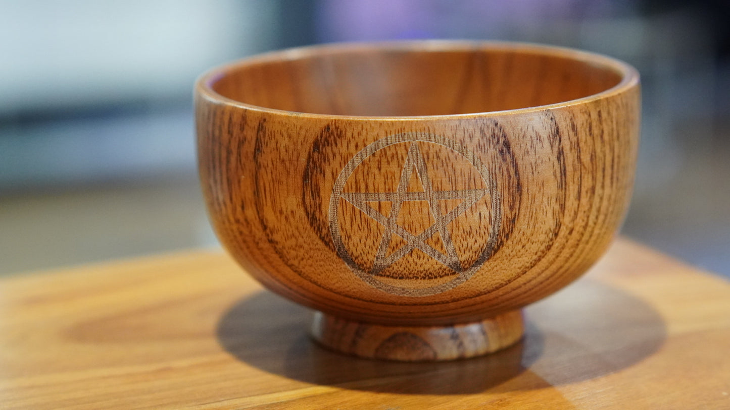 Wooden Offering Bowls