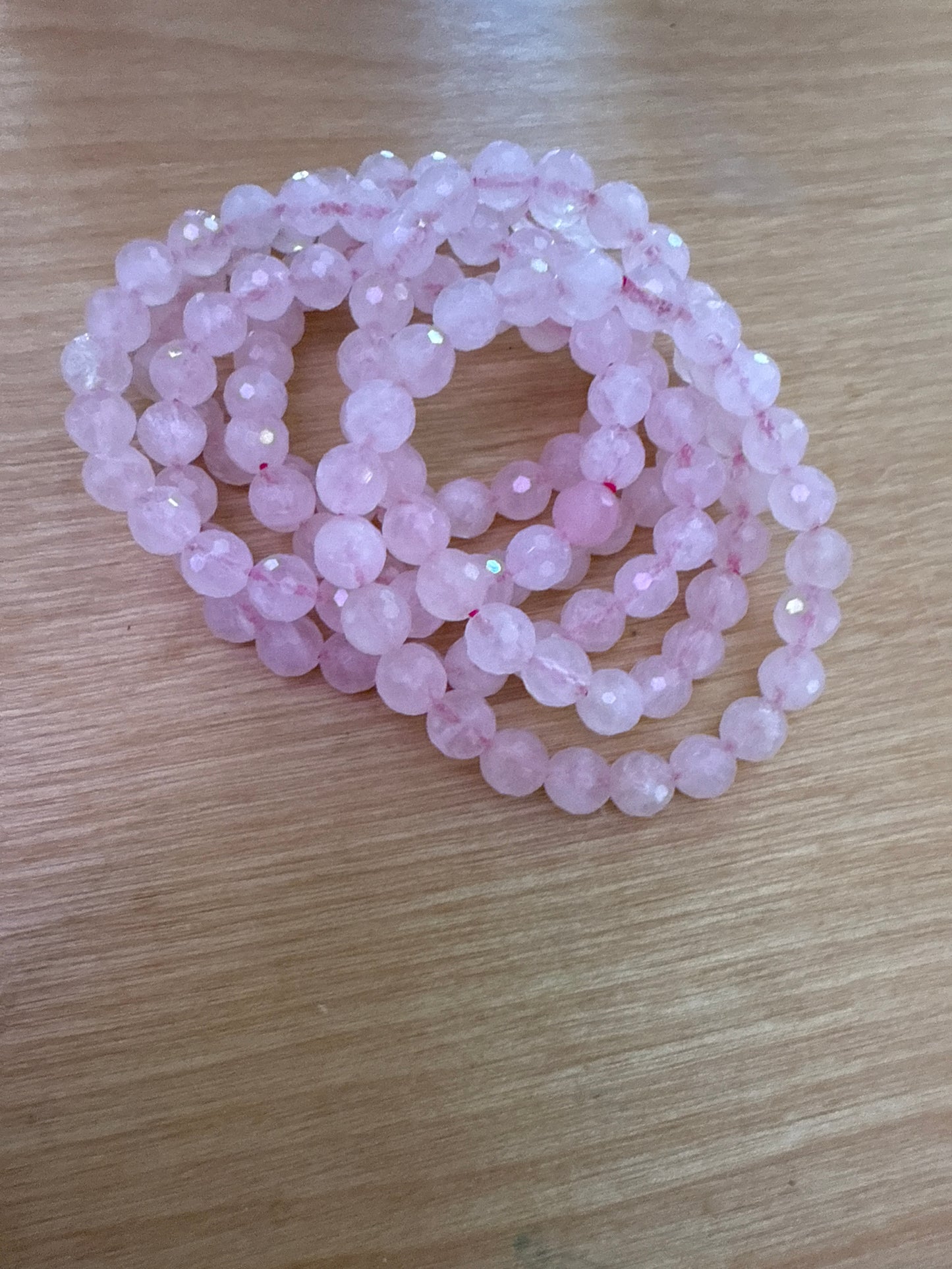 Faceted Gemstone Beaded Bracelet