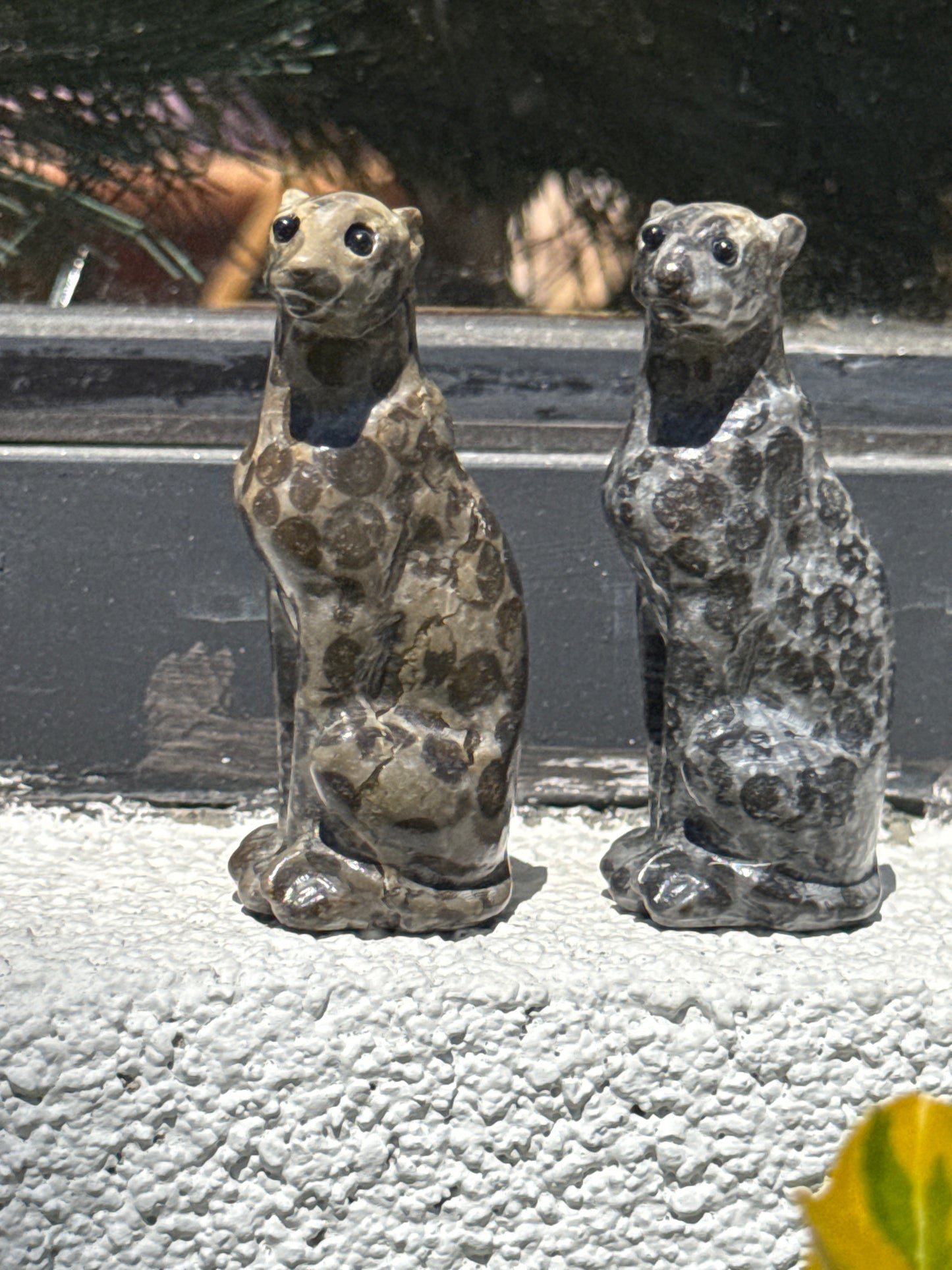 Leopard Skin Jasper Leopard Carving - Cozy Coven