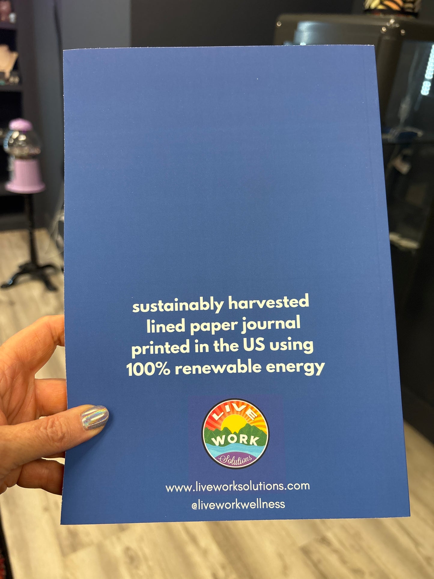 Rainbow π Felt Print Cover Dot Journal