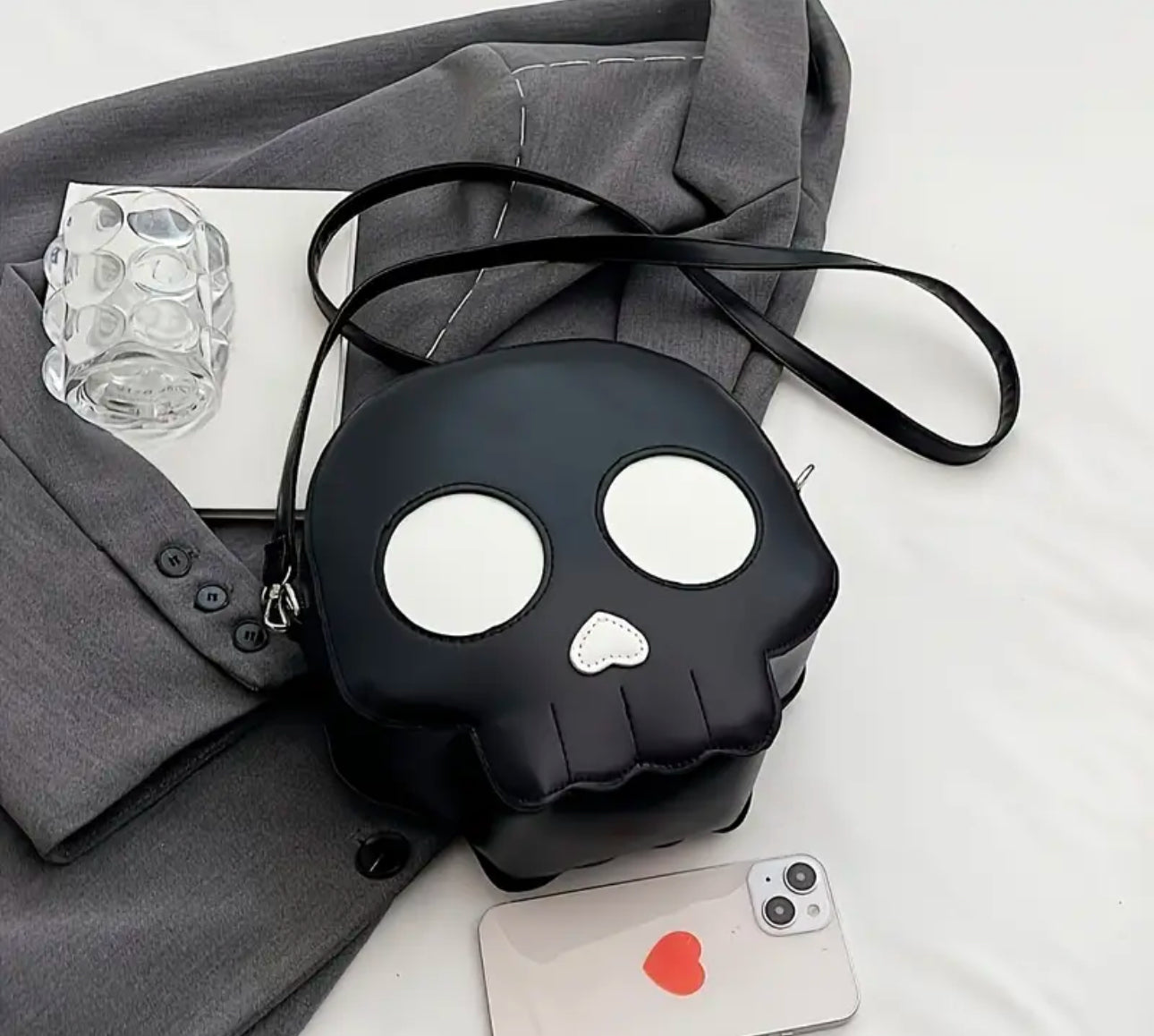Skull π Crossbody Bag