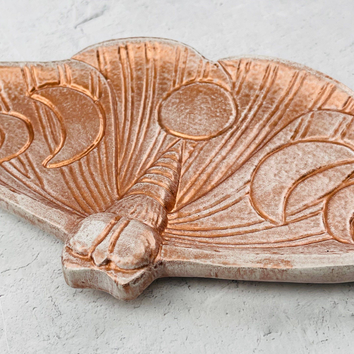 Moth Jewelry Holder Tray - Moon Phase Design