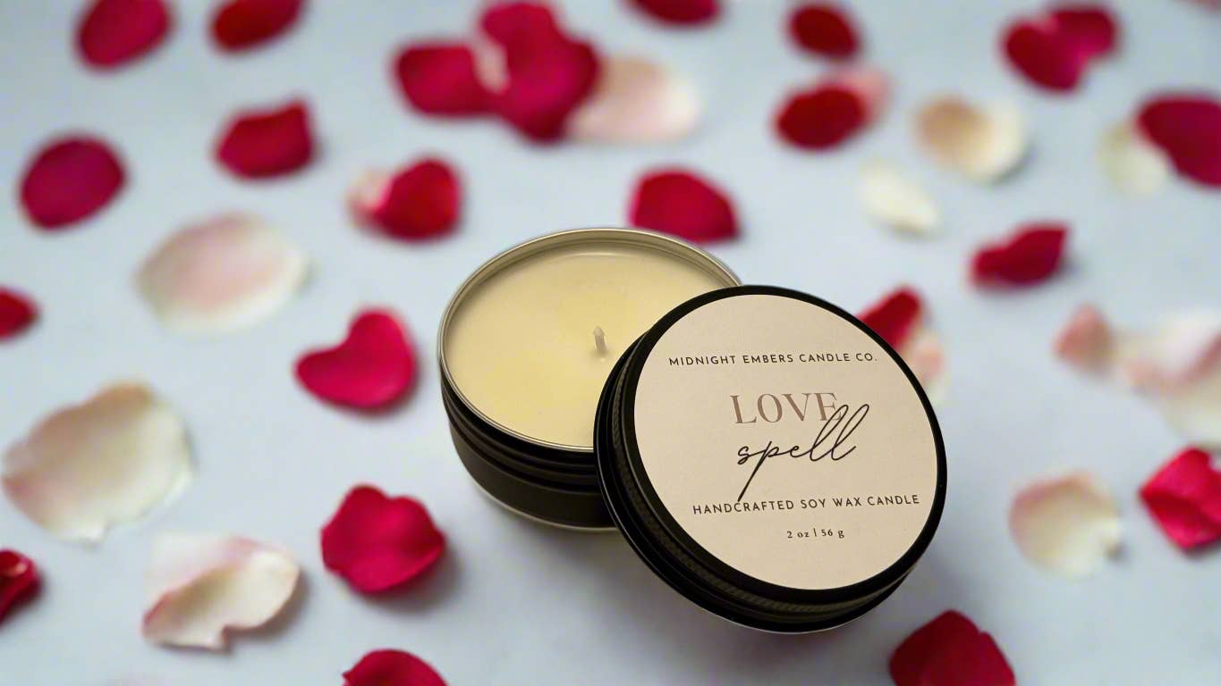 2 oz. | Travel Tin Soy Candles | Hand poured | Event Favors