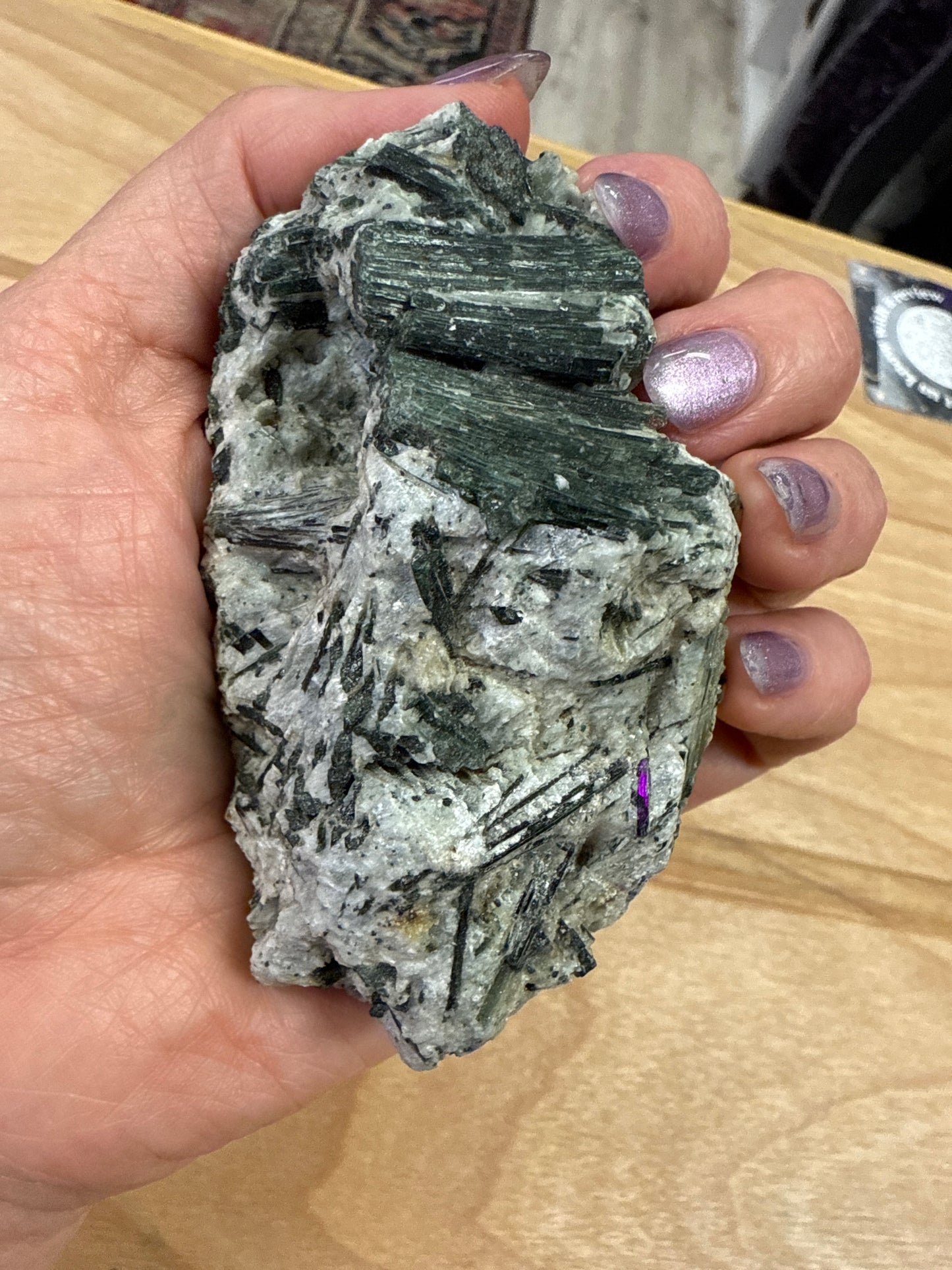 Actinolite in Quartz