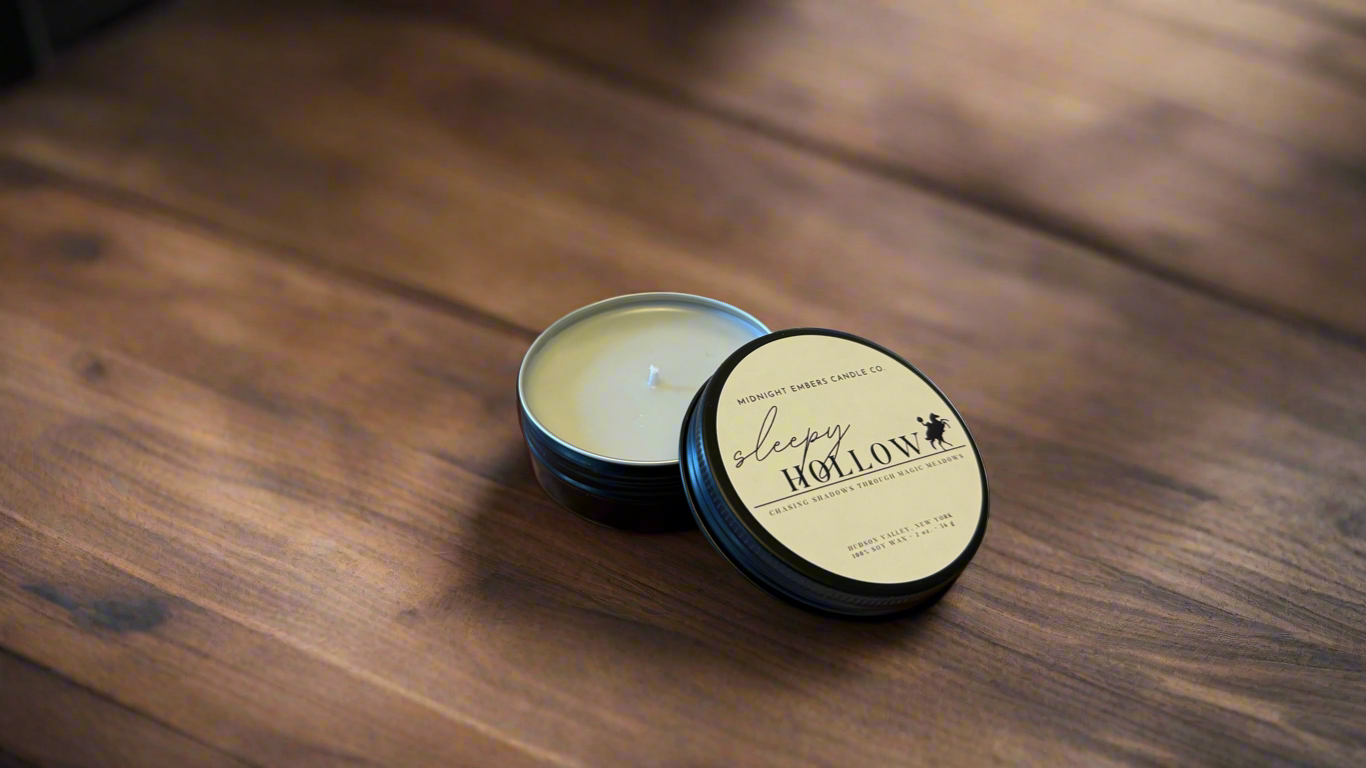 2 oz. | Travel Tin Soy Candles | Hand poured | Event Favors