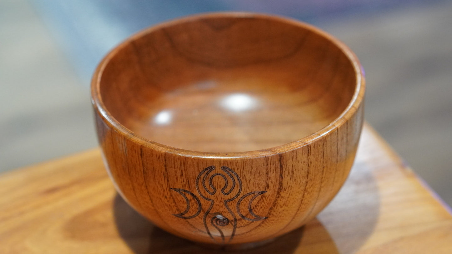 Wooden Offering Bowls