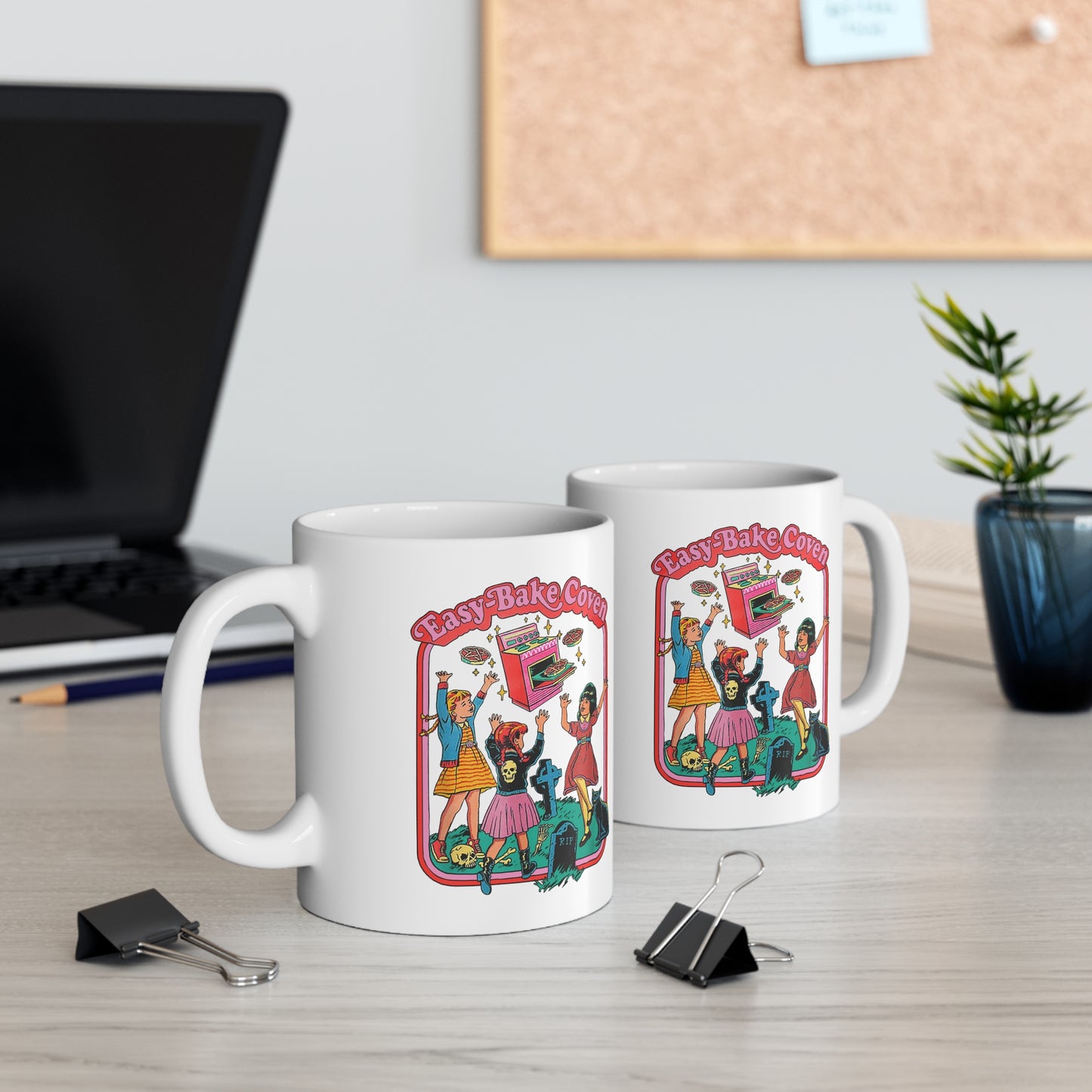 Easy Bake Coven Vintage Style Witchy Ceramic Mug