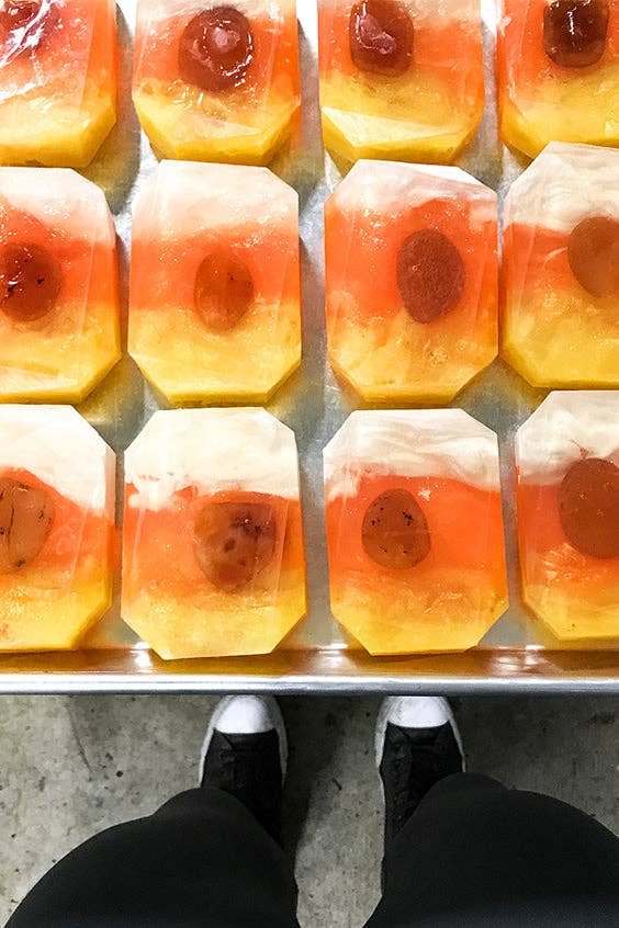 Candy Corn – Halloween Inspired Crystal-Infused Handmade Bar Soap