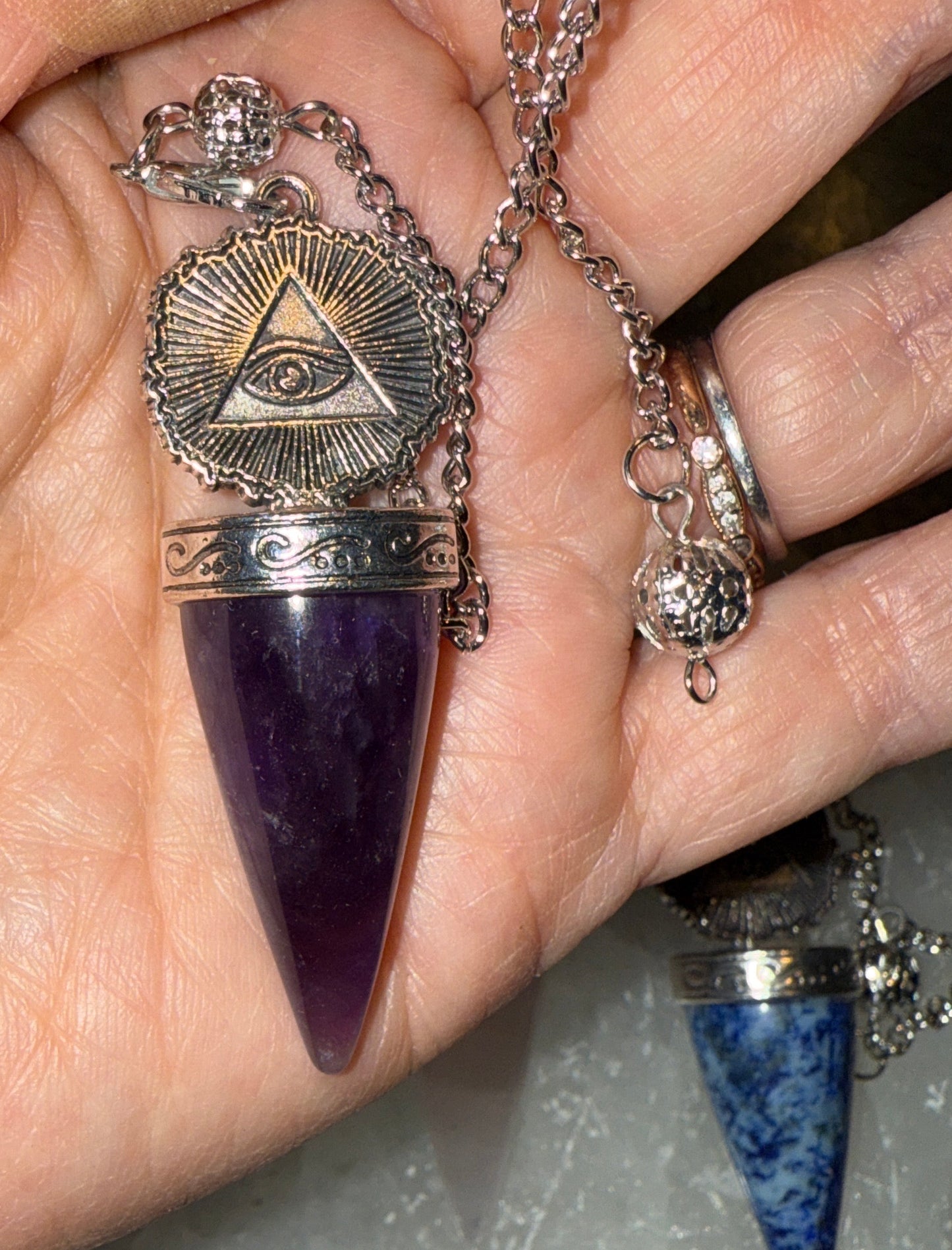 All-Seeing Eye 👁️ Crystal Pendulums