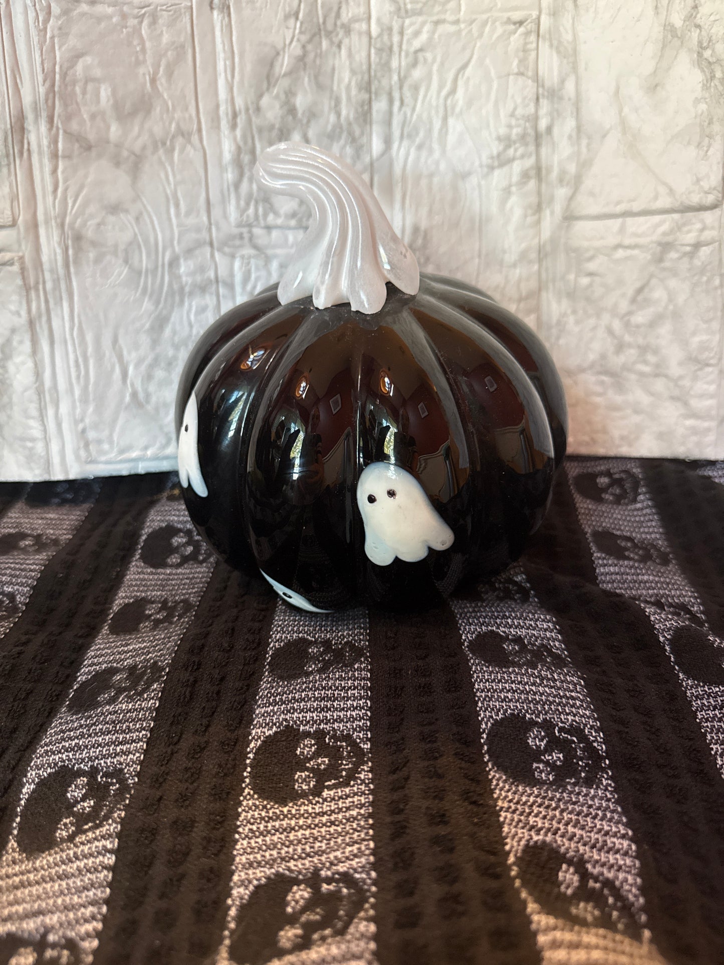 Hand blown Glass Pumpkin