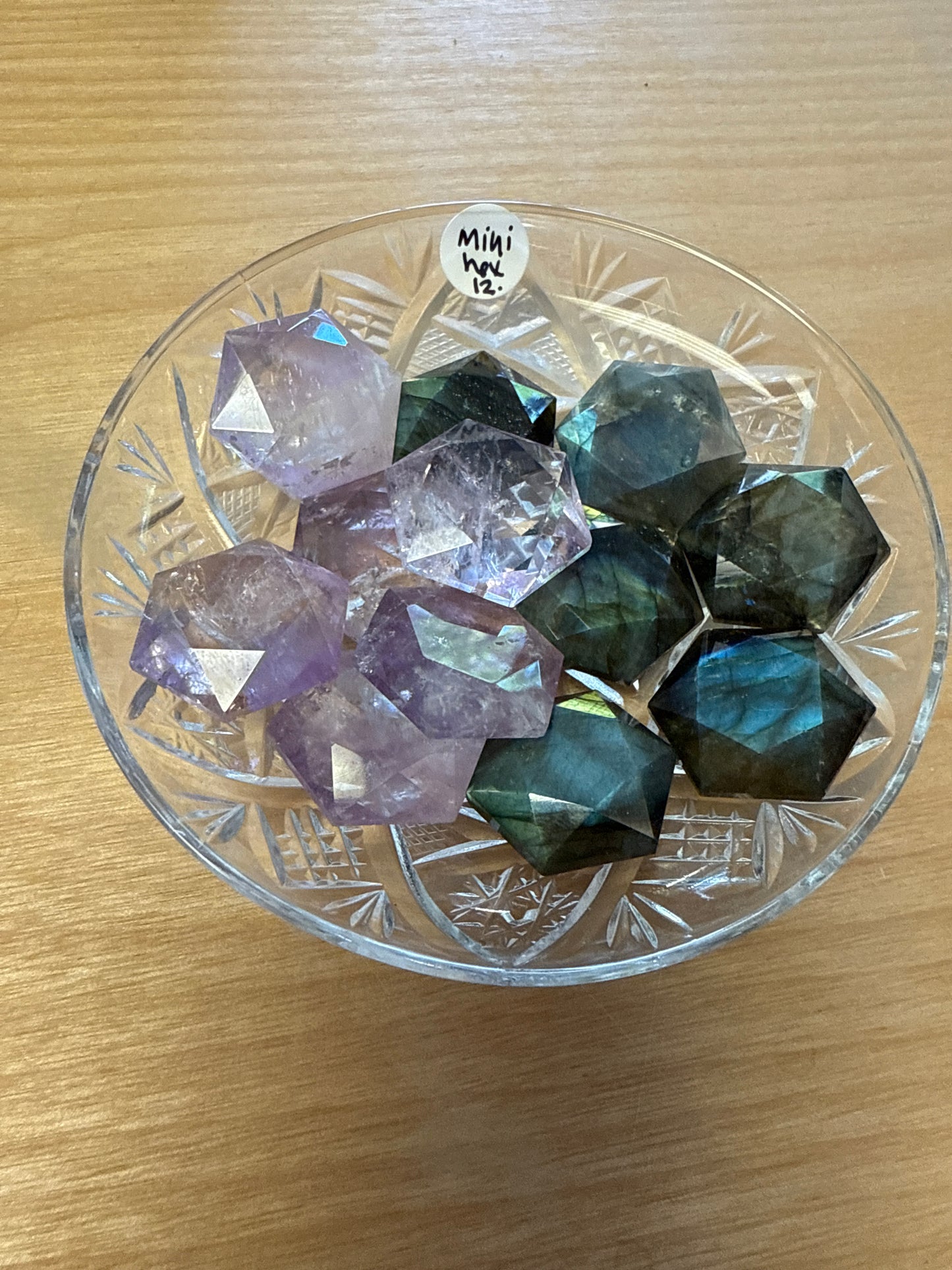 Mini Hexagon Shaped Crystals