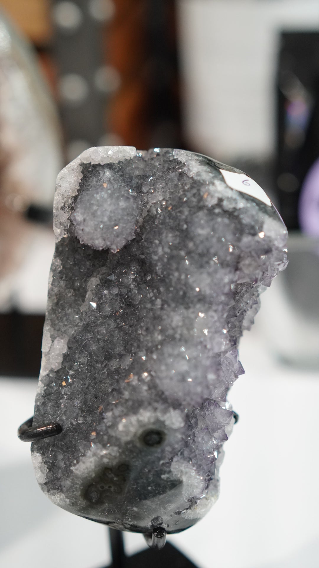 Uruguayan Amethyst Geode with Custom Stand
