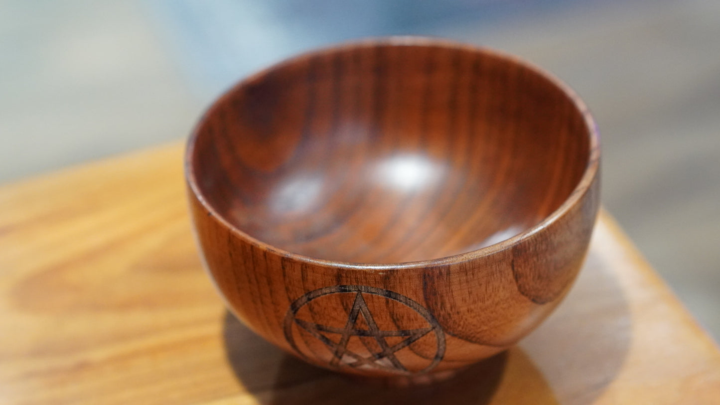 Wooden Offering Bowls