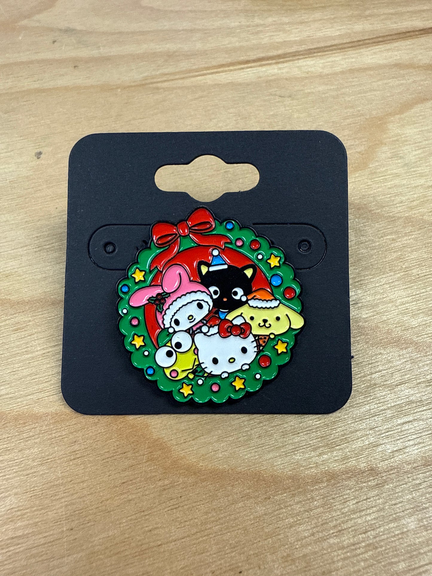Sanrio Crew Holiday Enamel Pin