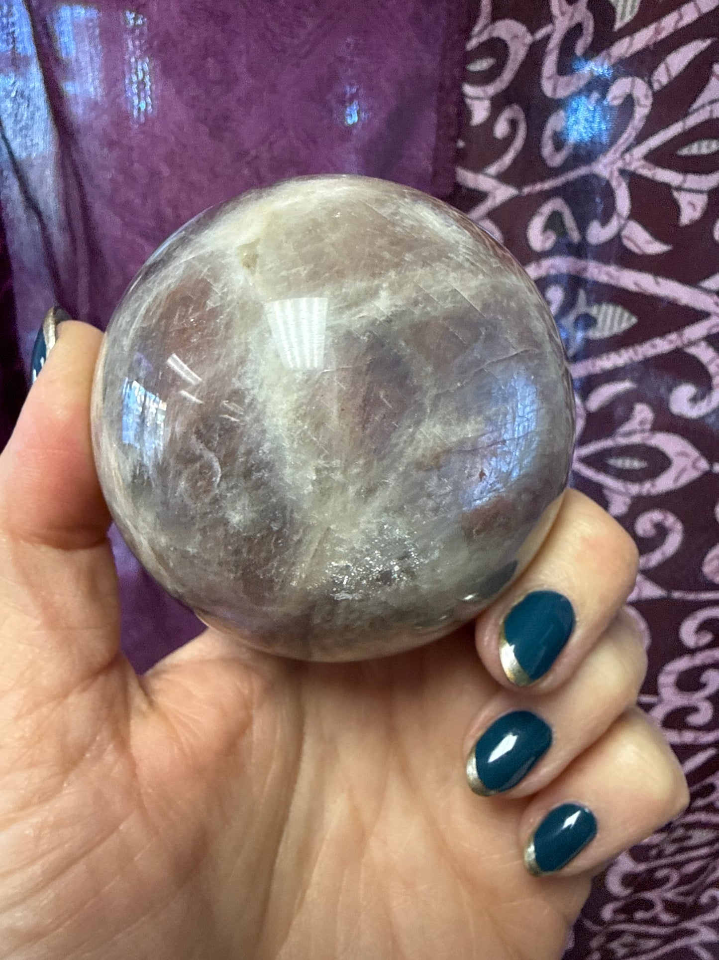 Black Moonstone Sphere