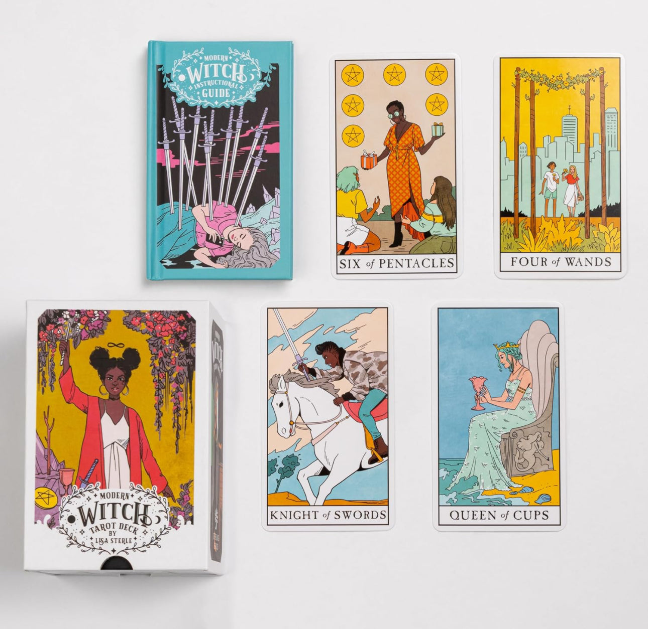 The Modern Witch Tarot Deck : 78 Card Deck + Guidebook by Lisa Sterle
