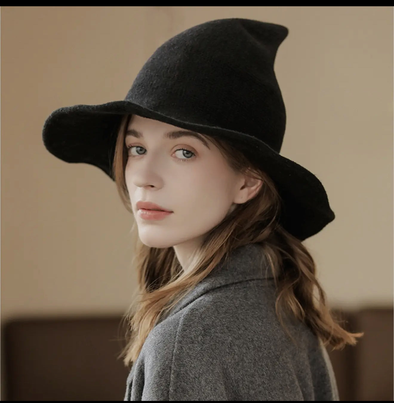 Knitted Witch Hat