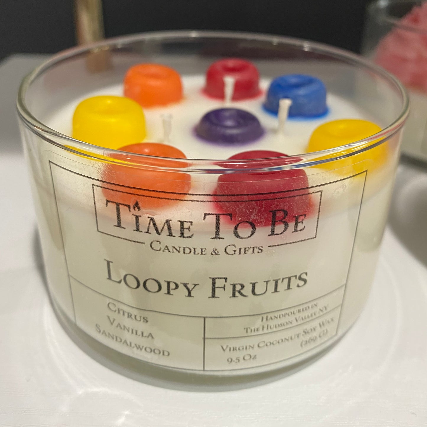 Scented Flower Candles | Soy Wax + Wooden Wick