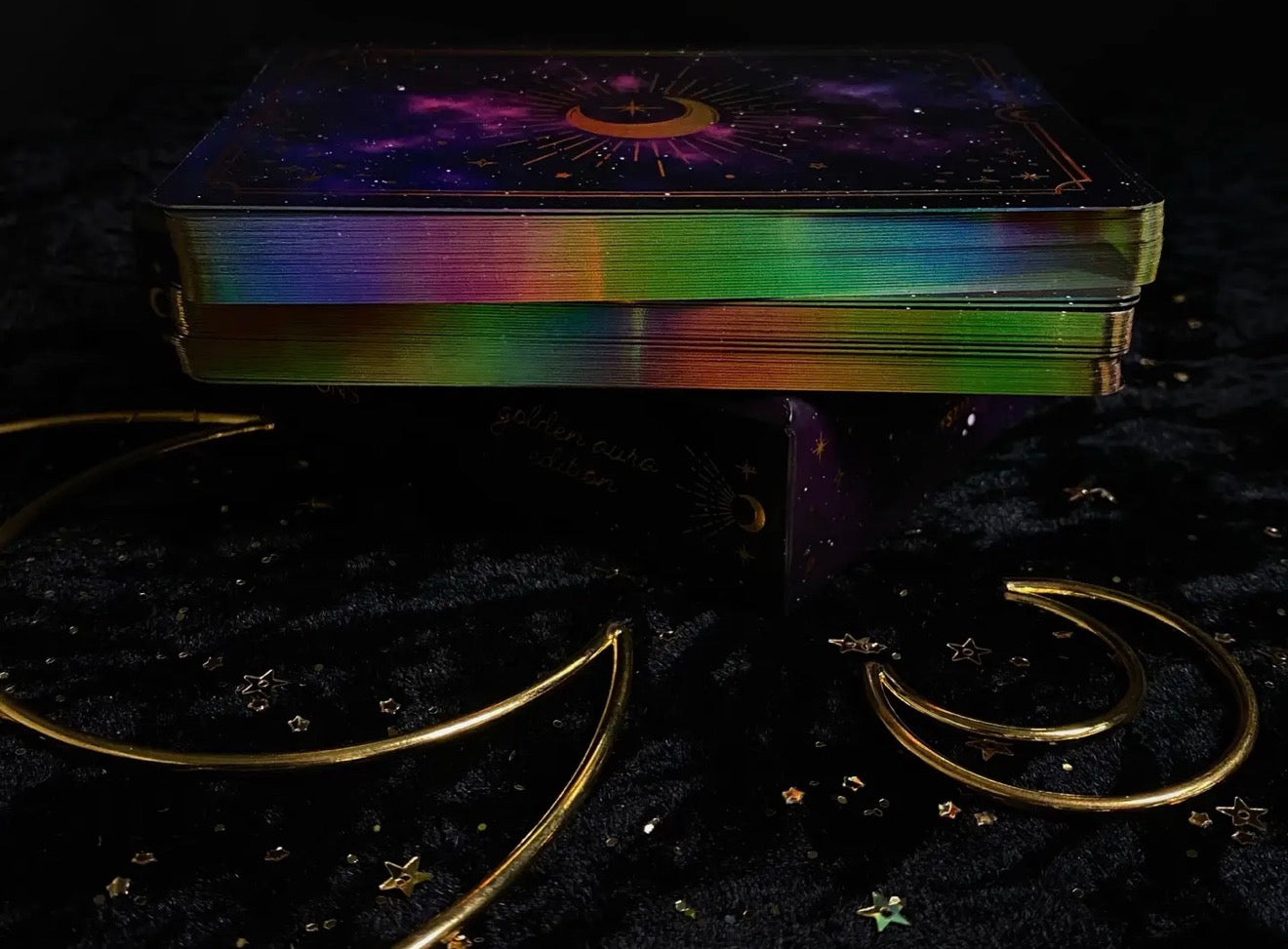 Crystal Affirmations Deck by Moonstruck Crystals - Golden Aura Edition