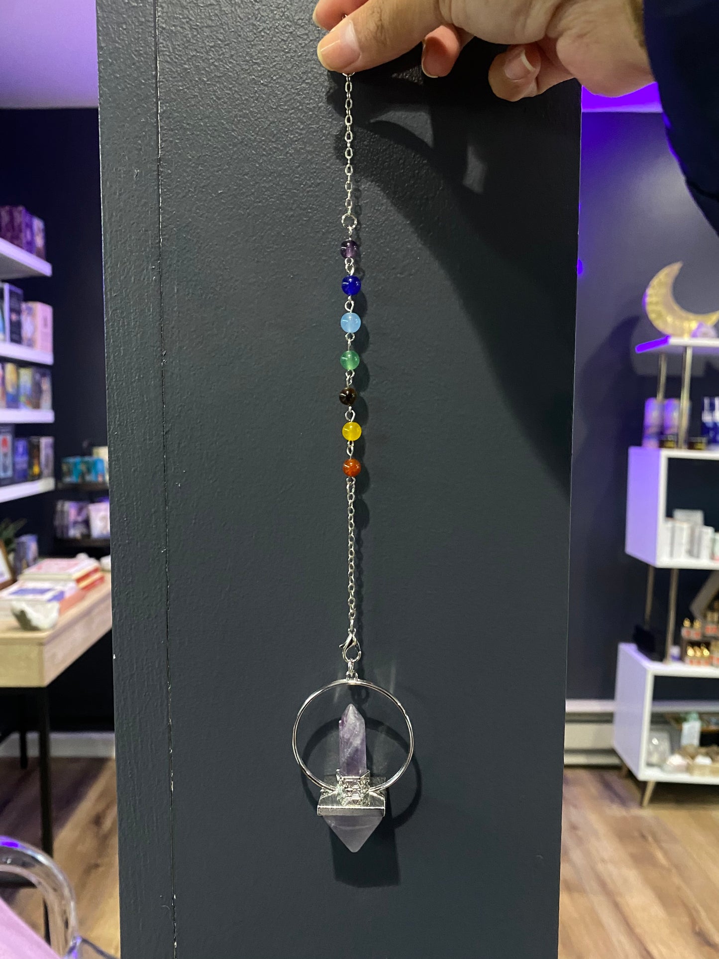 Chakra Crystal Pendulums